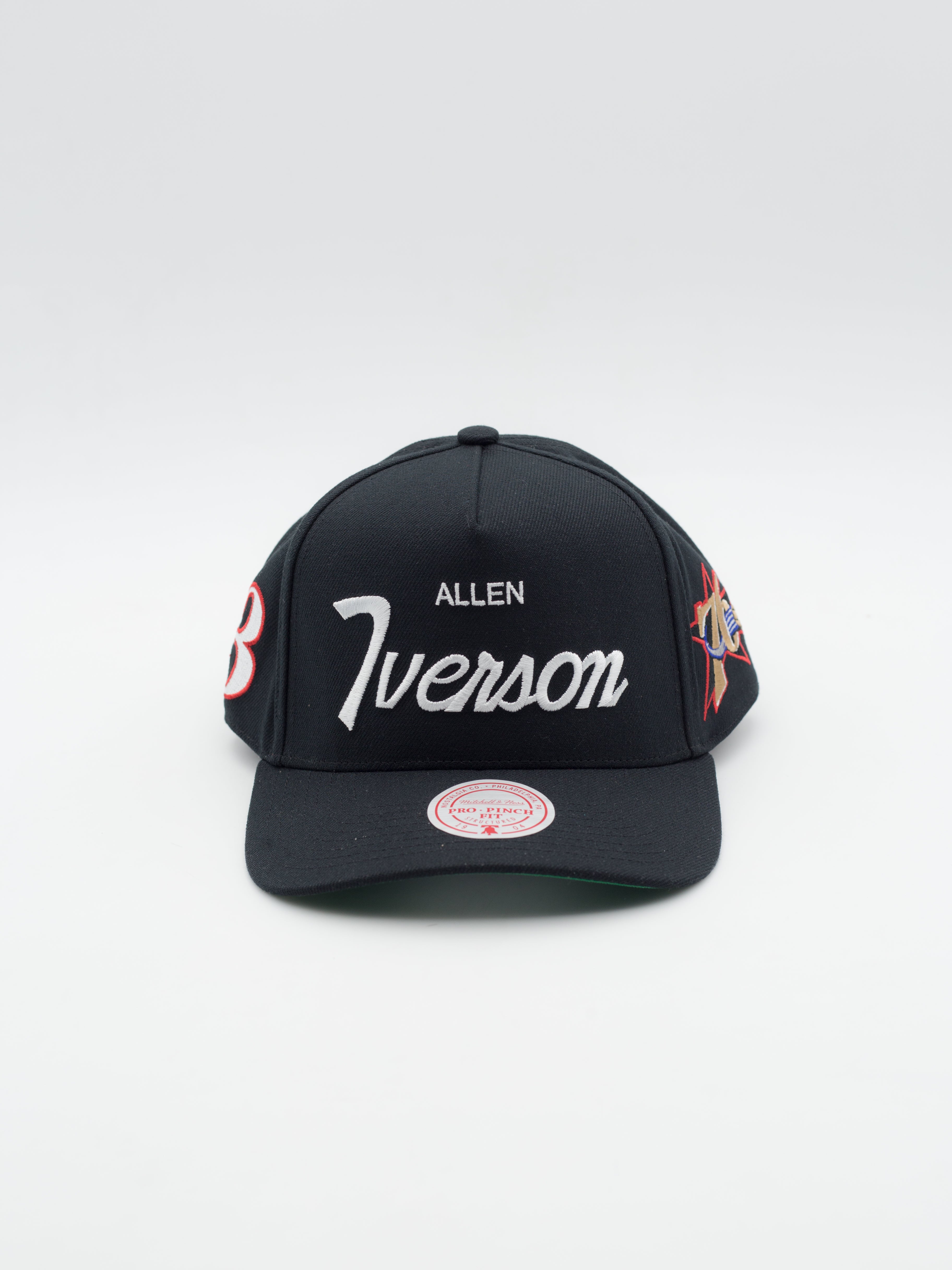 Pro Pinch Player Script HWC "Allen Iverson" Philadelphia 76ers Snapback
