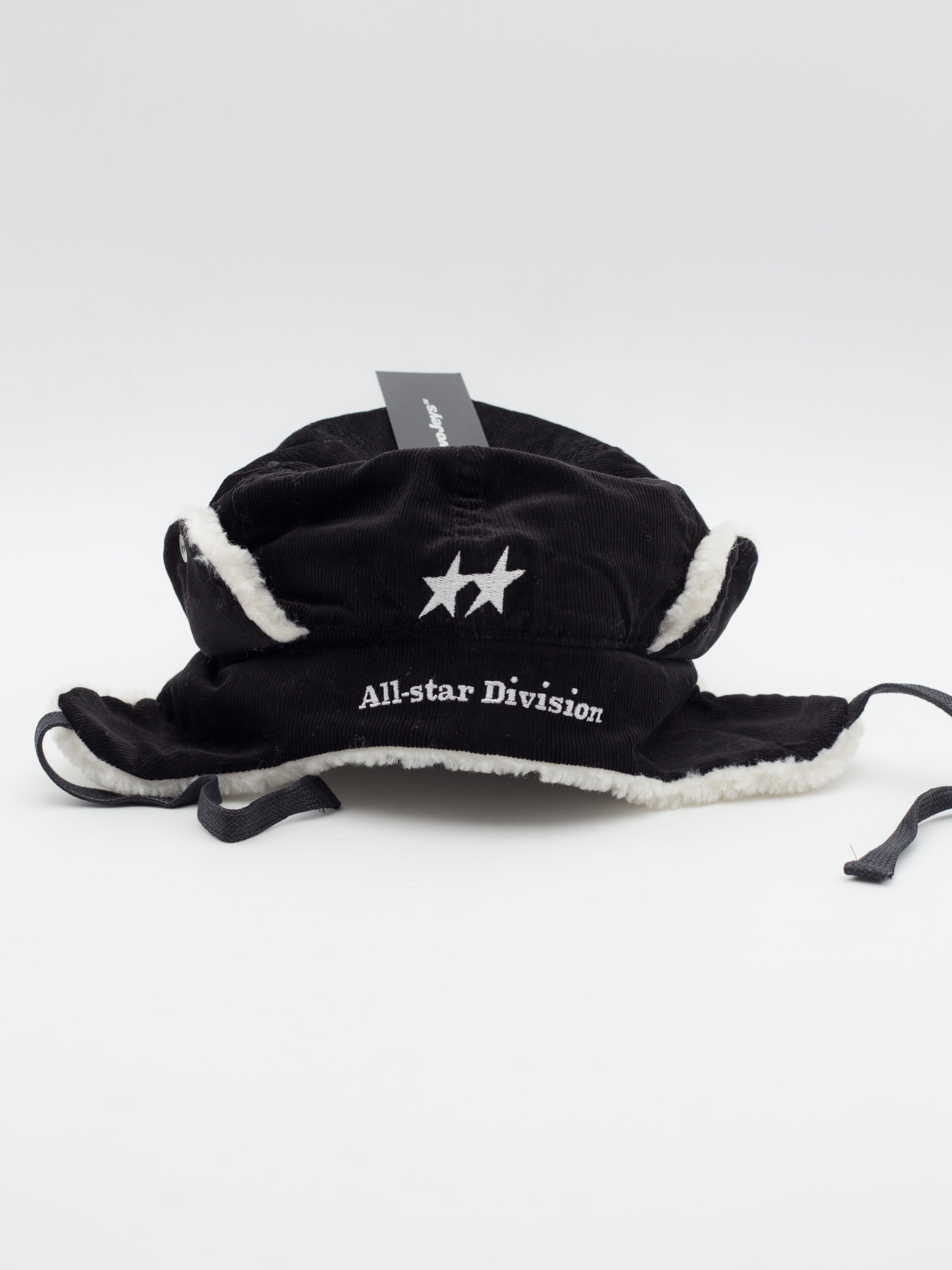 Heavy Silver Earflap Snapback Black