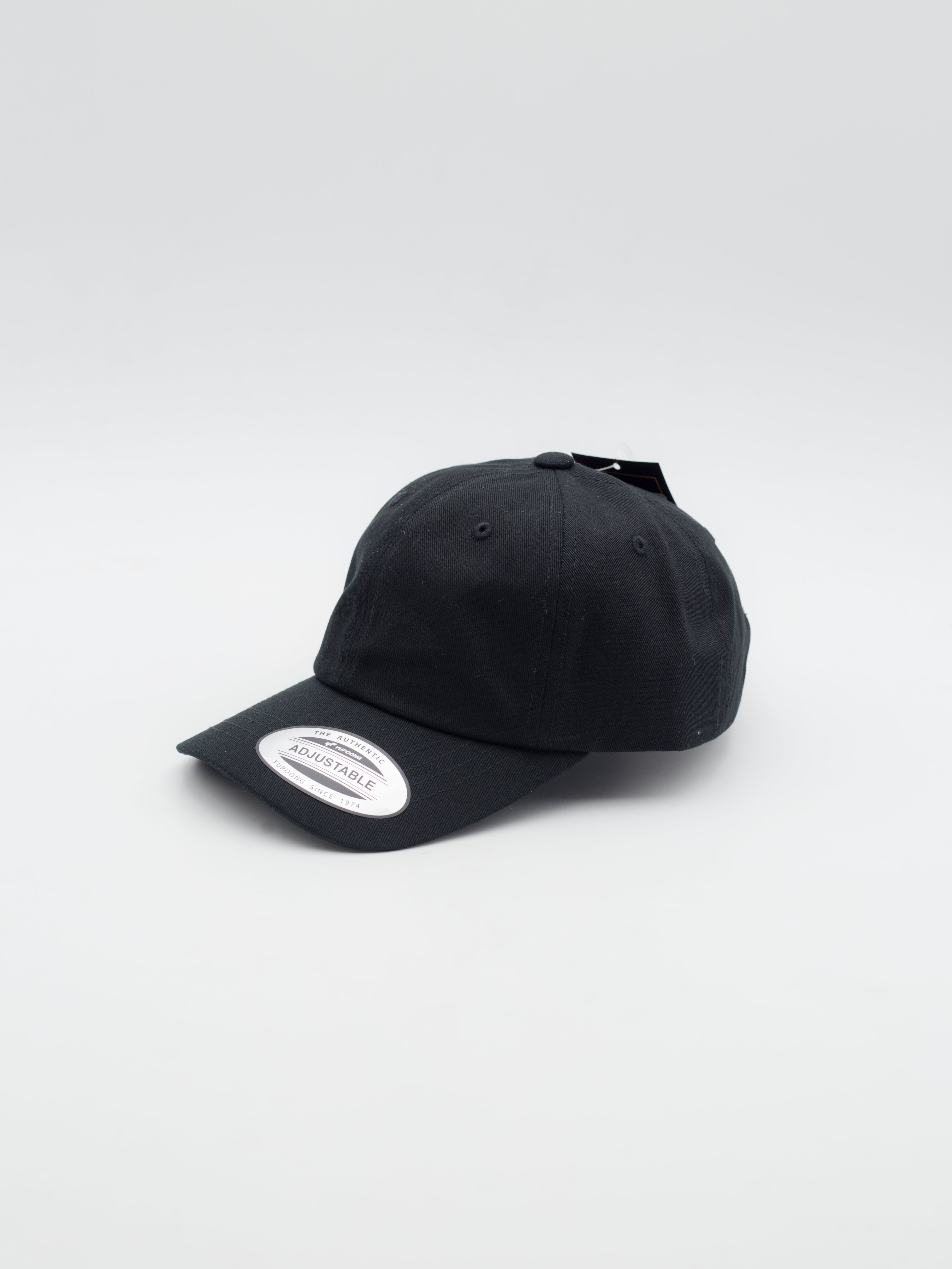 Low Profile Cotton Twill Kids Dad Hat Black