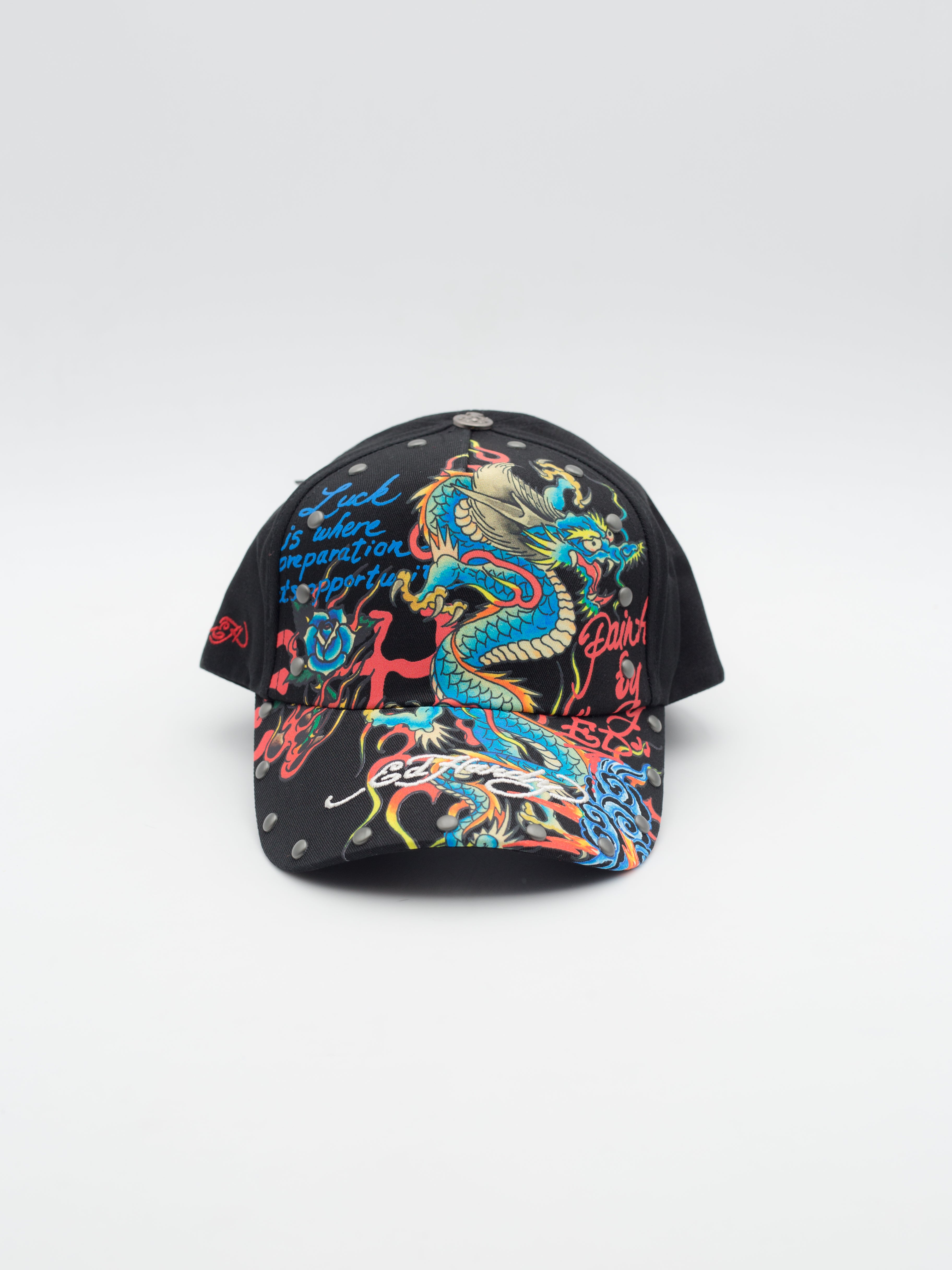 Blue Dragon 5 Panel Trucker Black