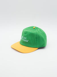 Typo Hat Dad Hat Green/Yellow