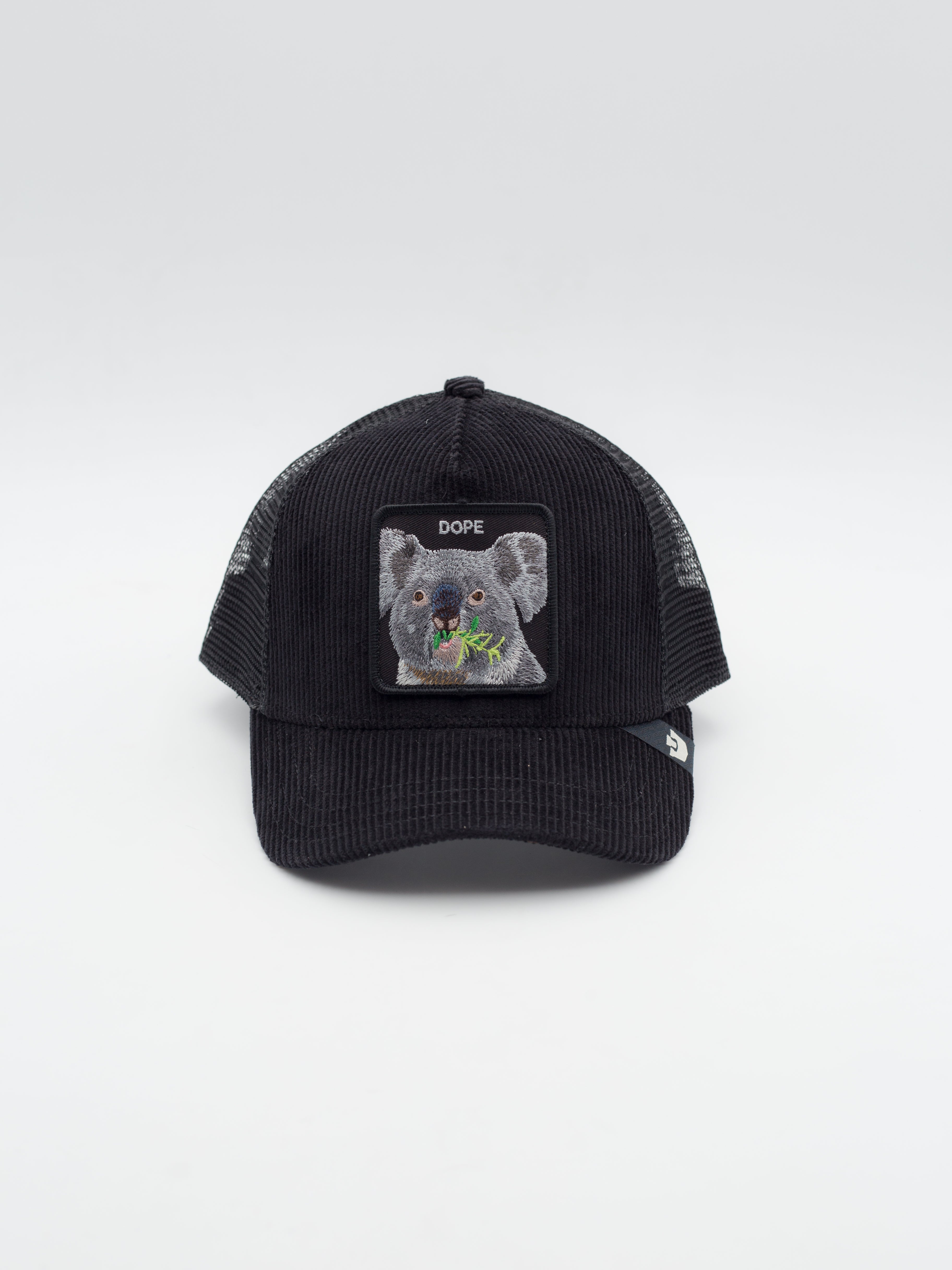 Corduroy Dope Trucker Black
