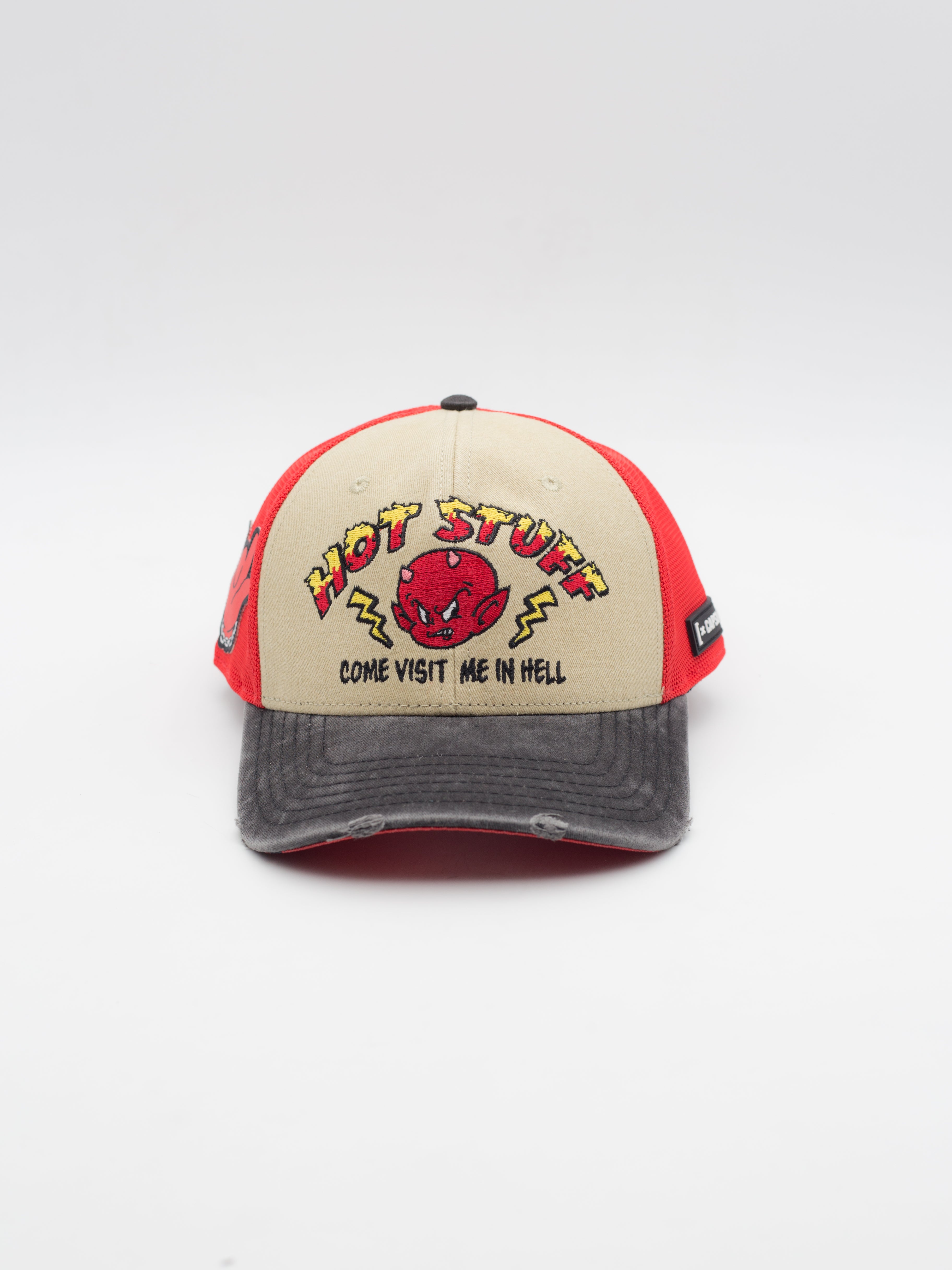 PCS/HELL Hot Stuff Trucker Beige/Red/Grey