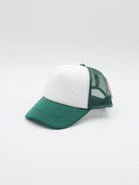 Detroit 1/2 Foam Trucker White/Bottle Green
