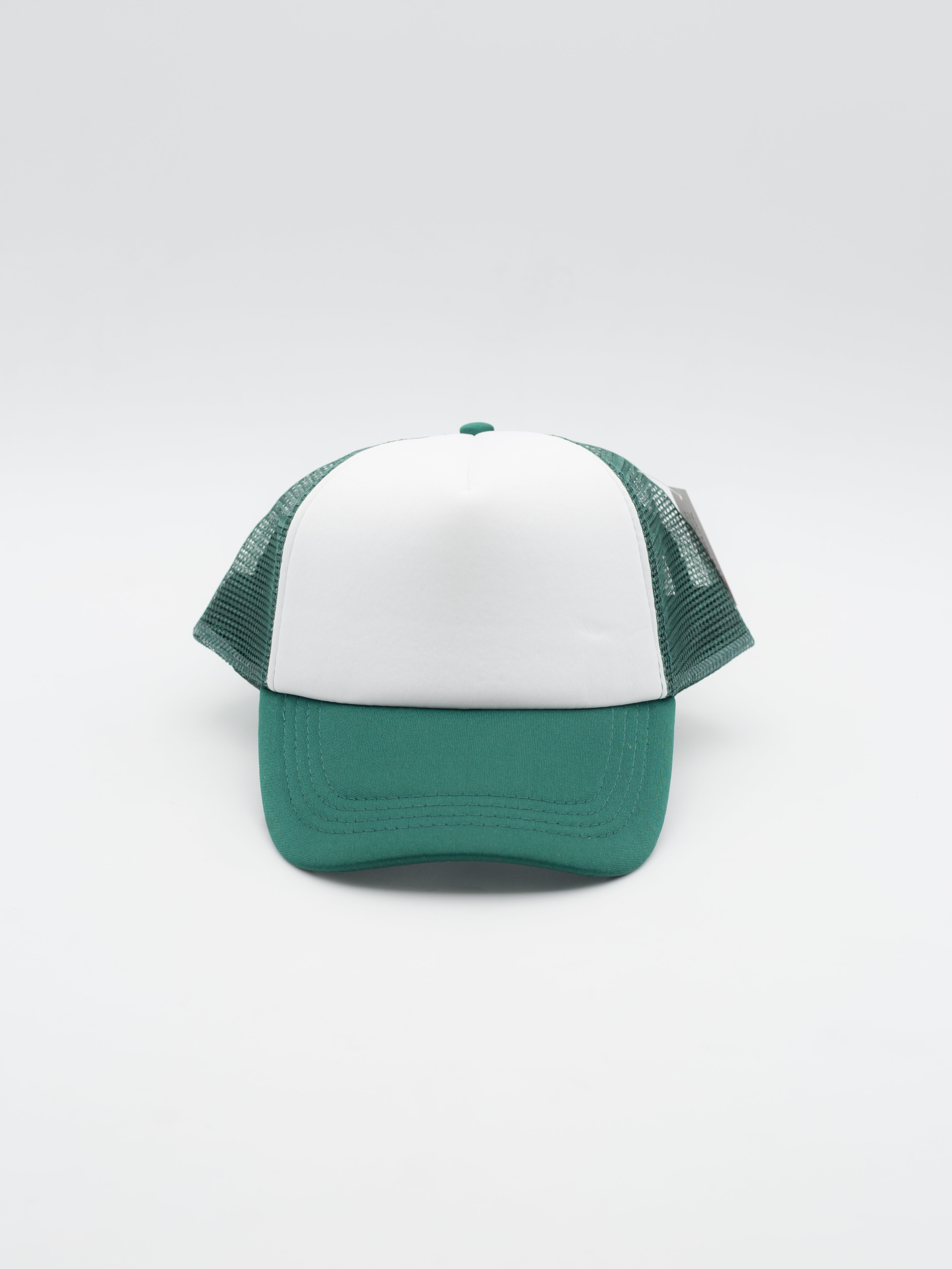 Detroit 1/2 Foam Trucker White/Bottle Green