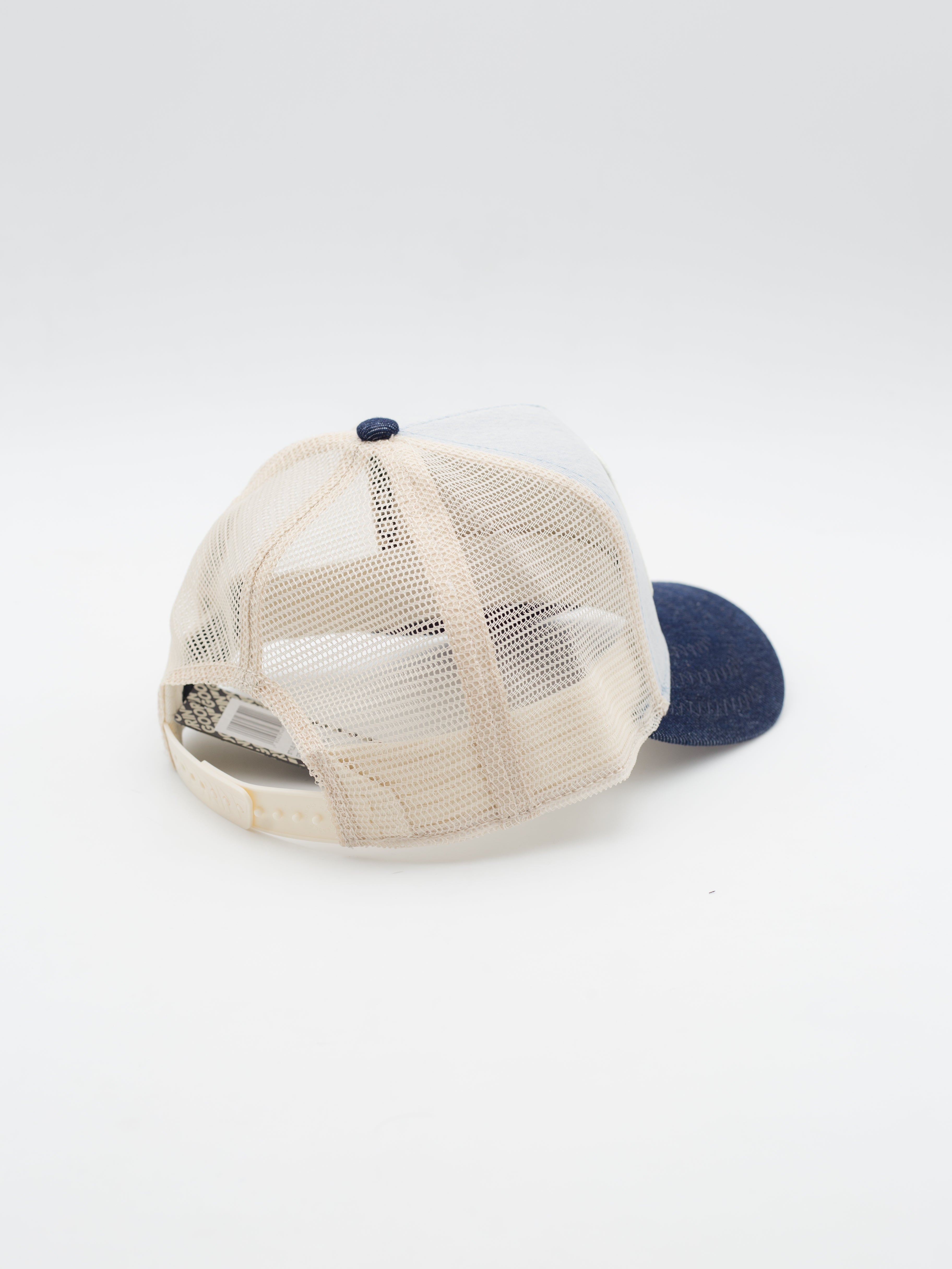 Denim Cuddly Trucker Denim/Beige