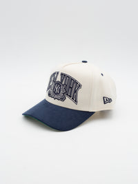 9FORTY E-Frame Wordmark Suede New York Yankees Beige/Navy