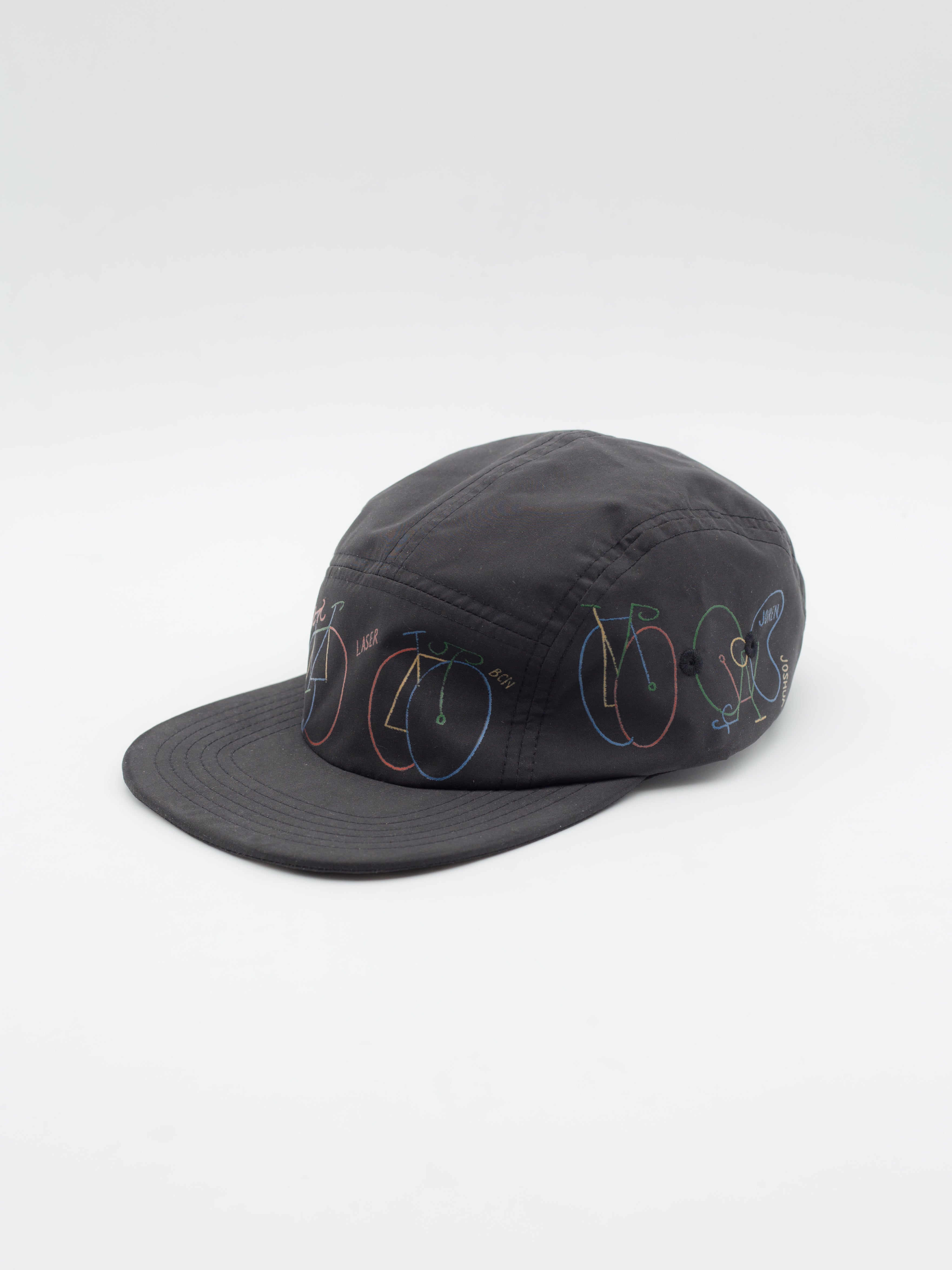 Rawal Artist Series by Joren Joshua Packable Trail 5 Panel Hat Black