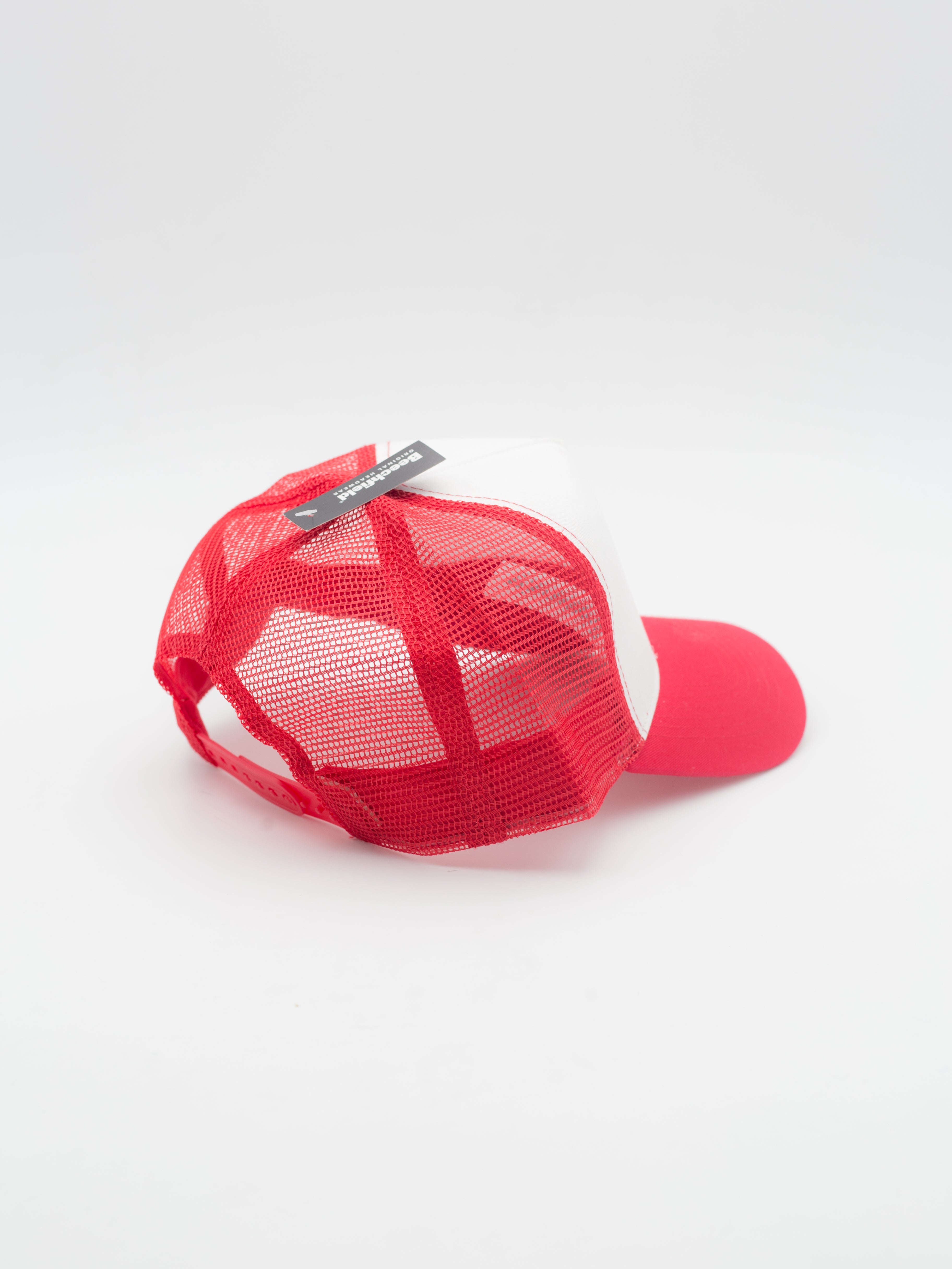 Basic Trucker 5 Panel Red/White
