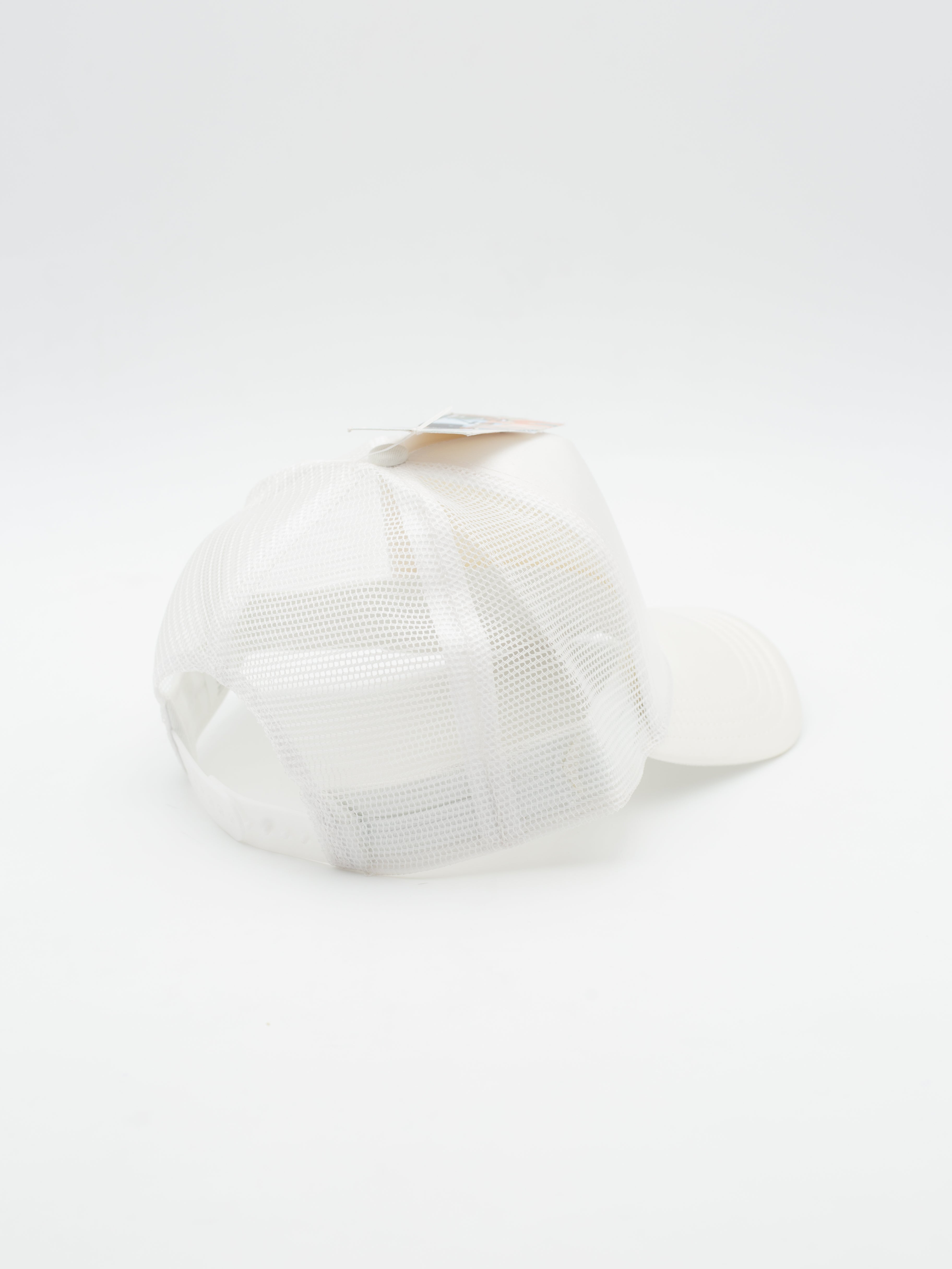 High Profile Trucker Satin White