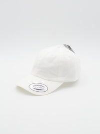 Low Profile Cotton Twill Dad Hat White