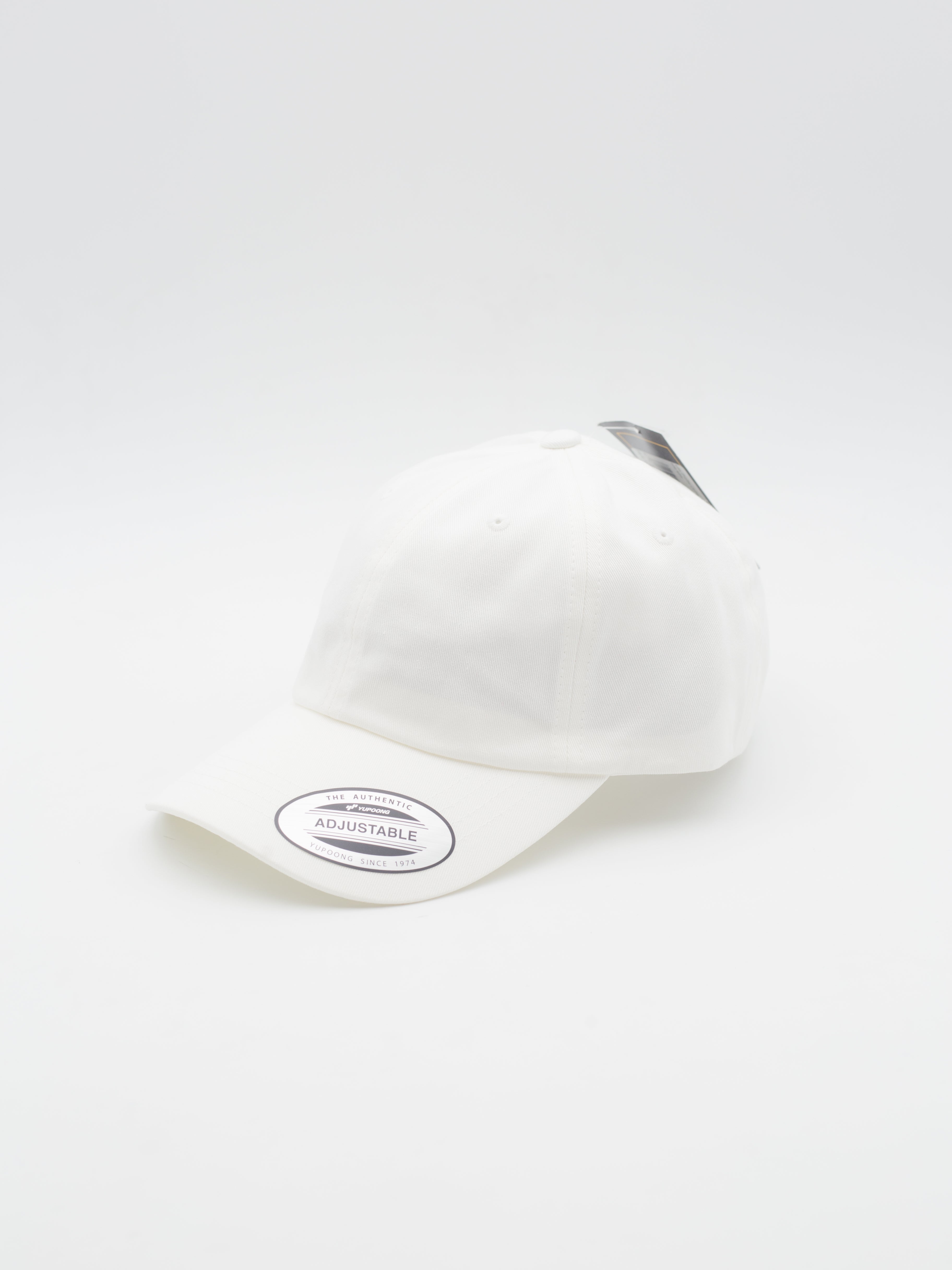 Low Profile Cotton Twill Dad Hat White