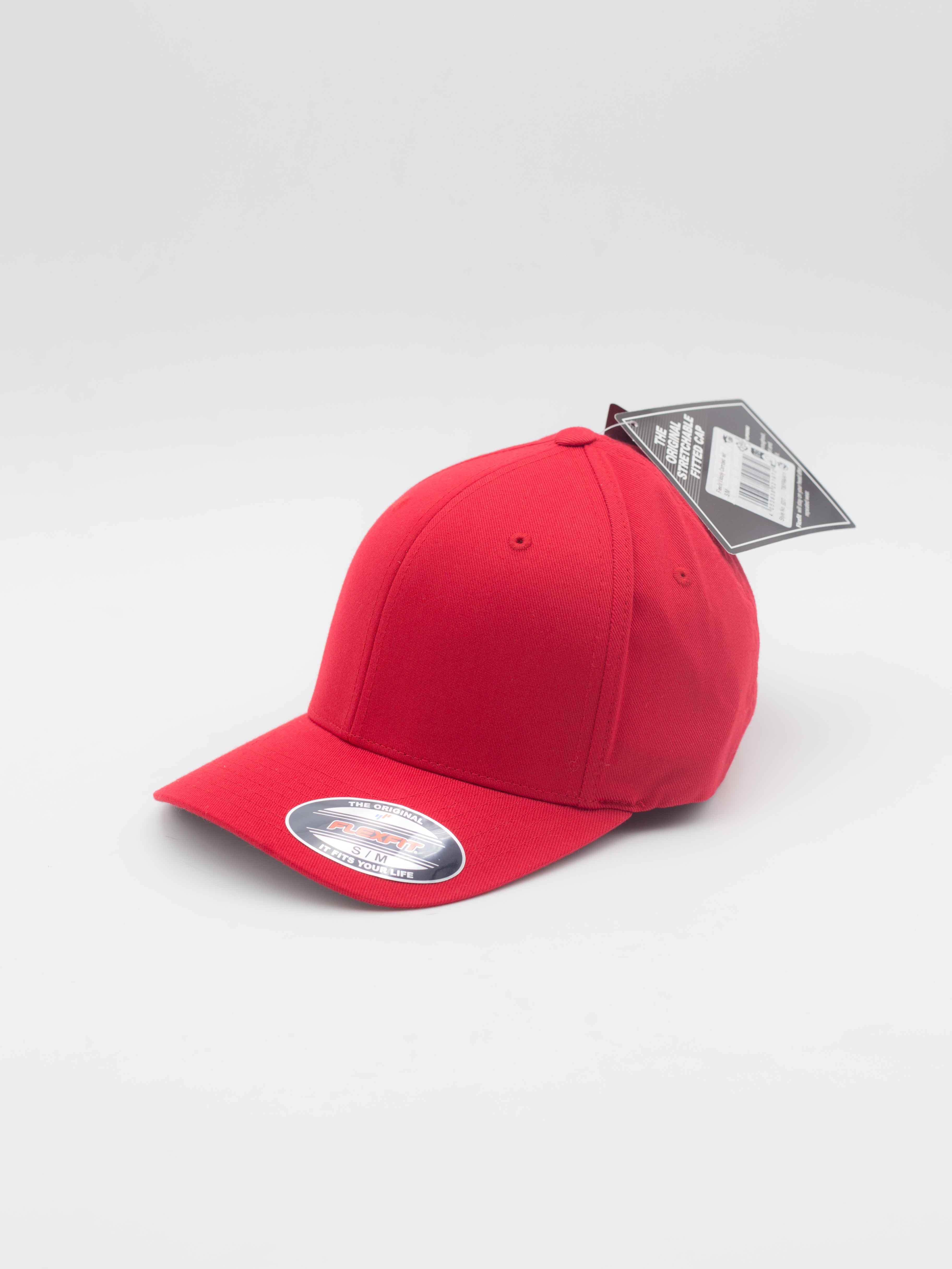 Wooly Combed 6 Panel Red