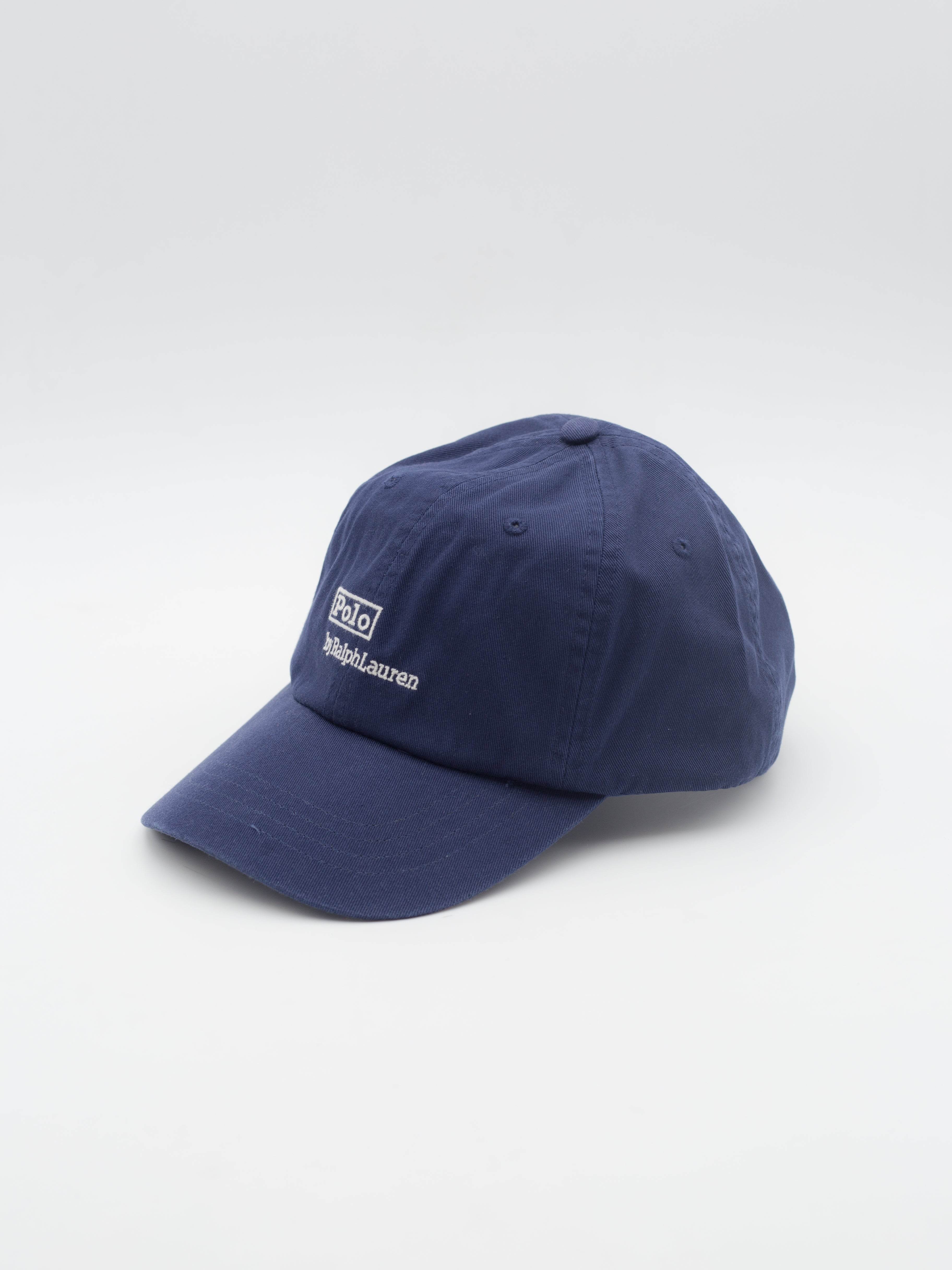 Label Woven Cap Navy