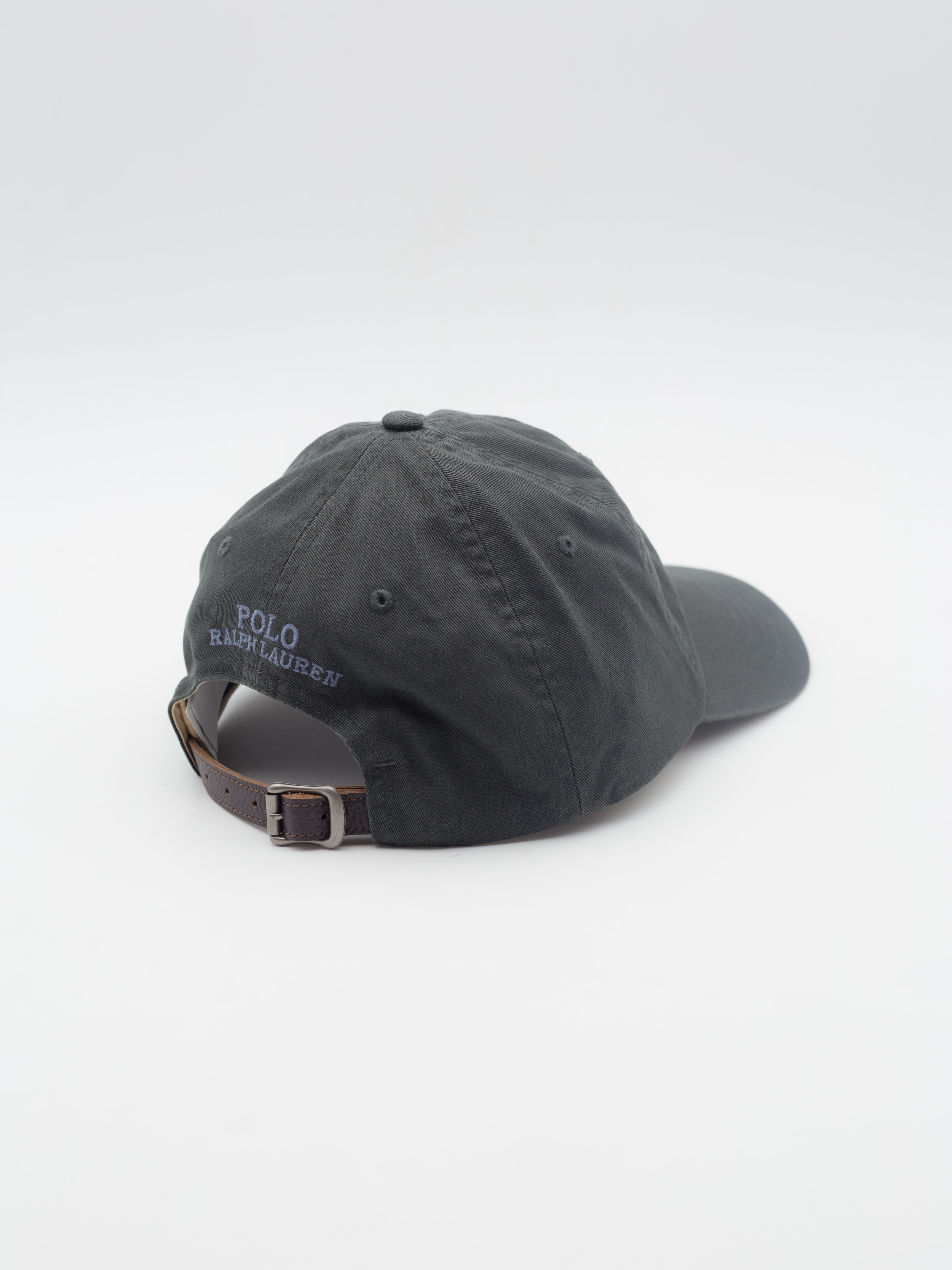 Polo Bear Ski Dad Hat Grey