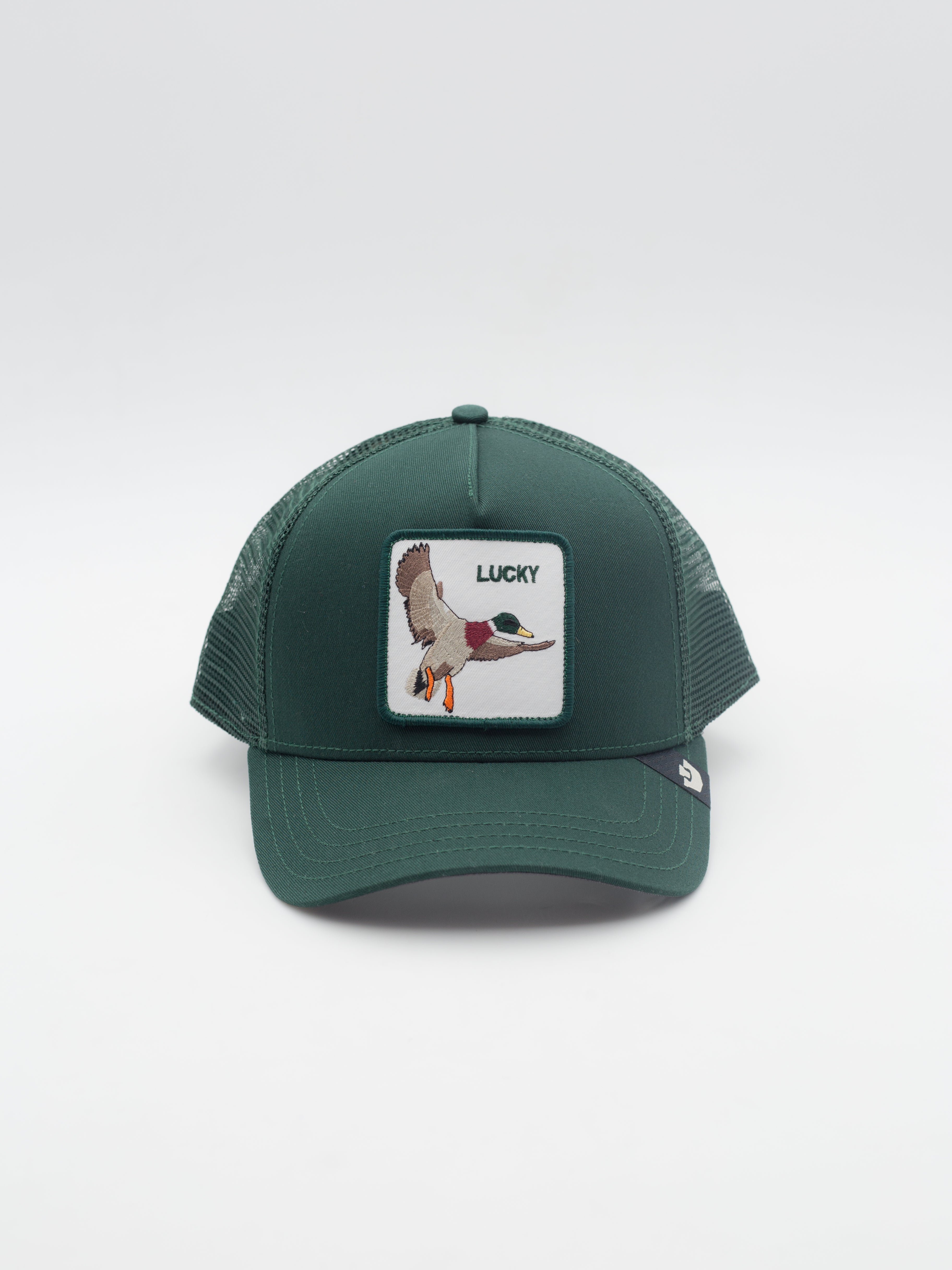 The Lucky Duck Trucker Dark Green