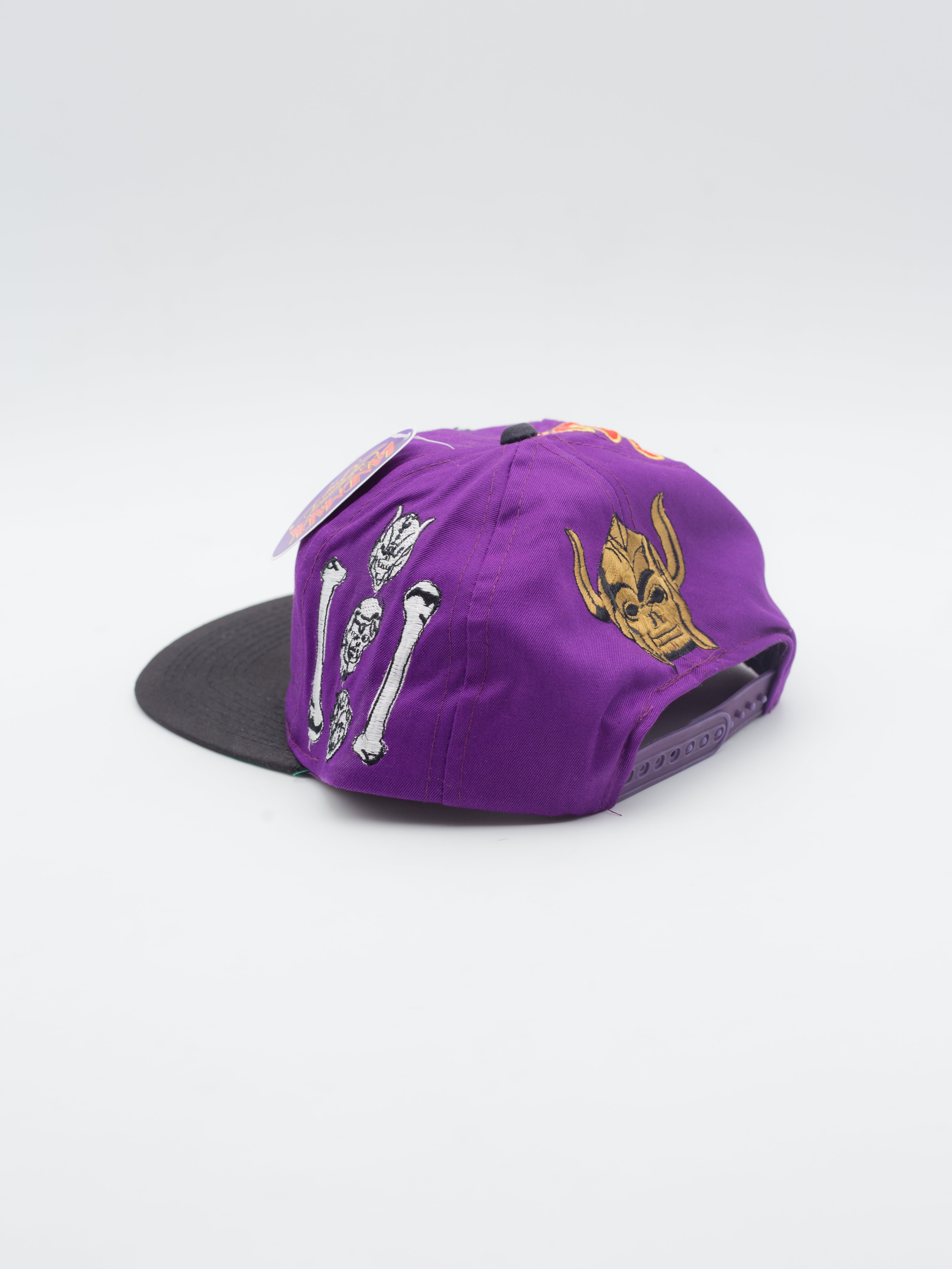 Skeleton Warriors Vintage Snapback Purple/Black