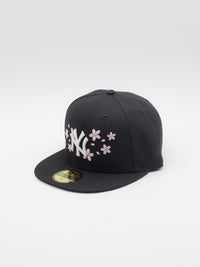59FIFTY Pink Flowers New York Yankees Black