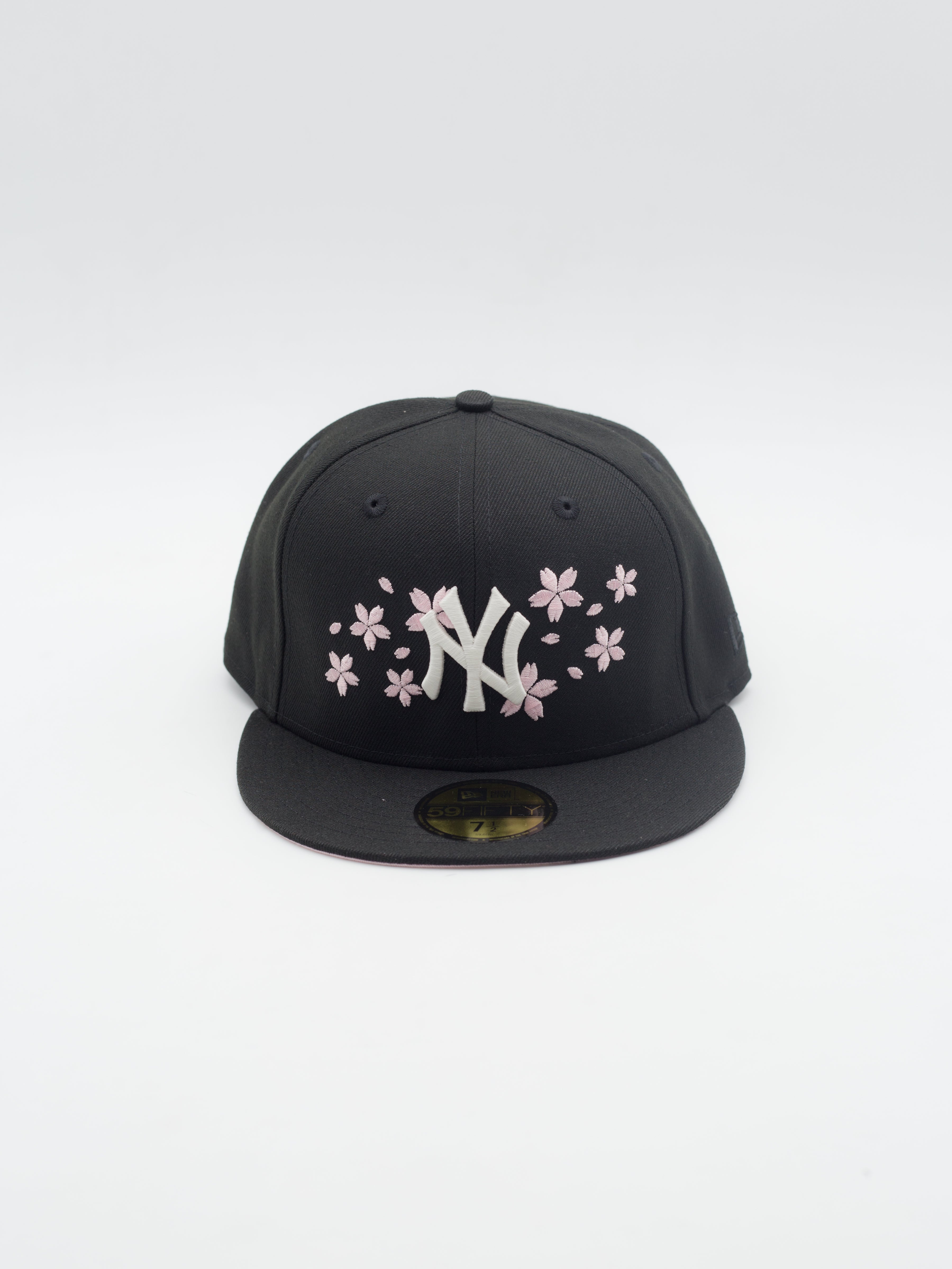 59FIFTY Pink Flowers New York Yankees Black