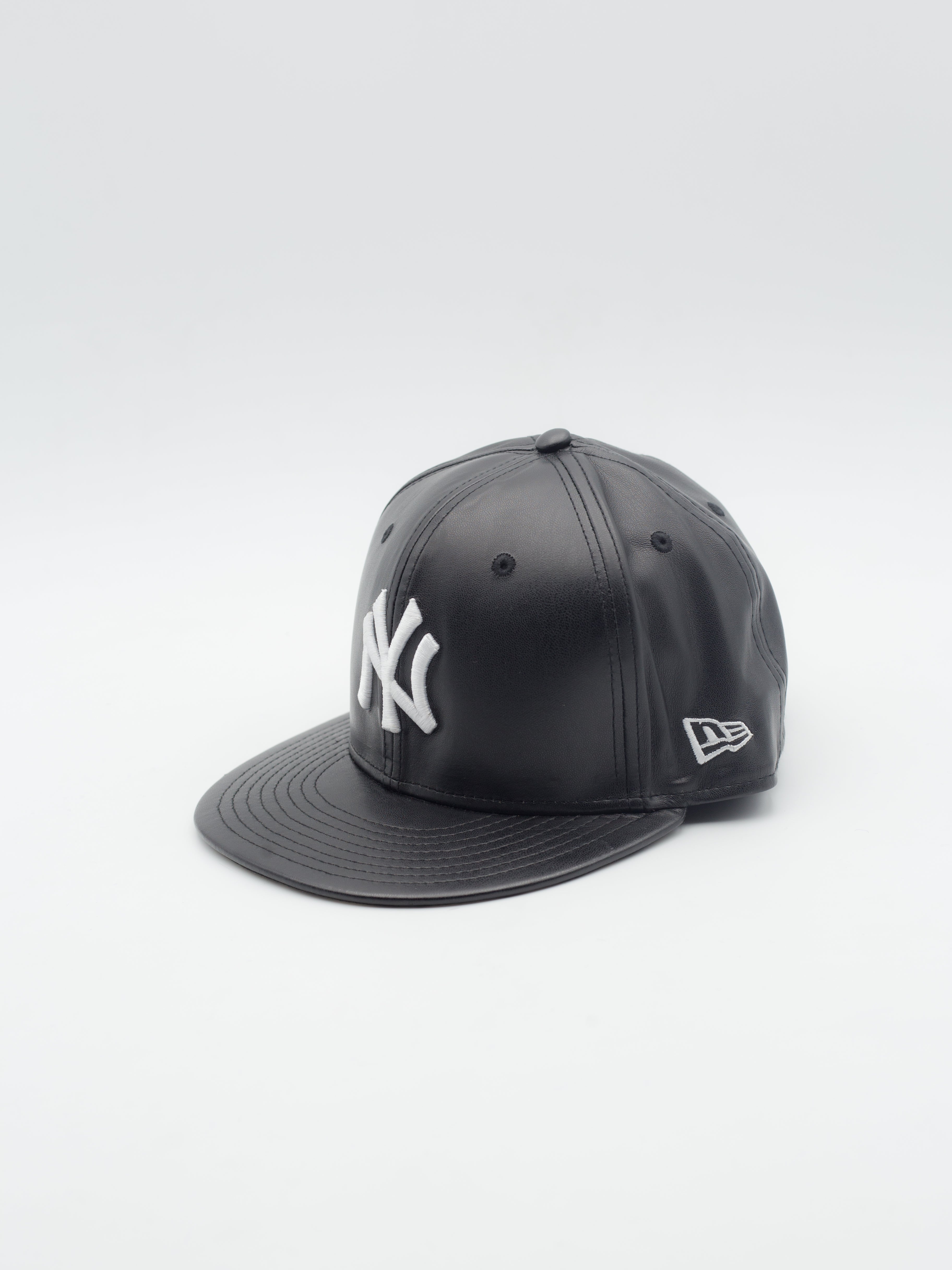 59FIFTY Leather New York Yankees Black
