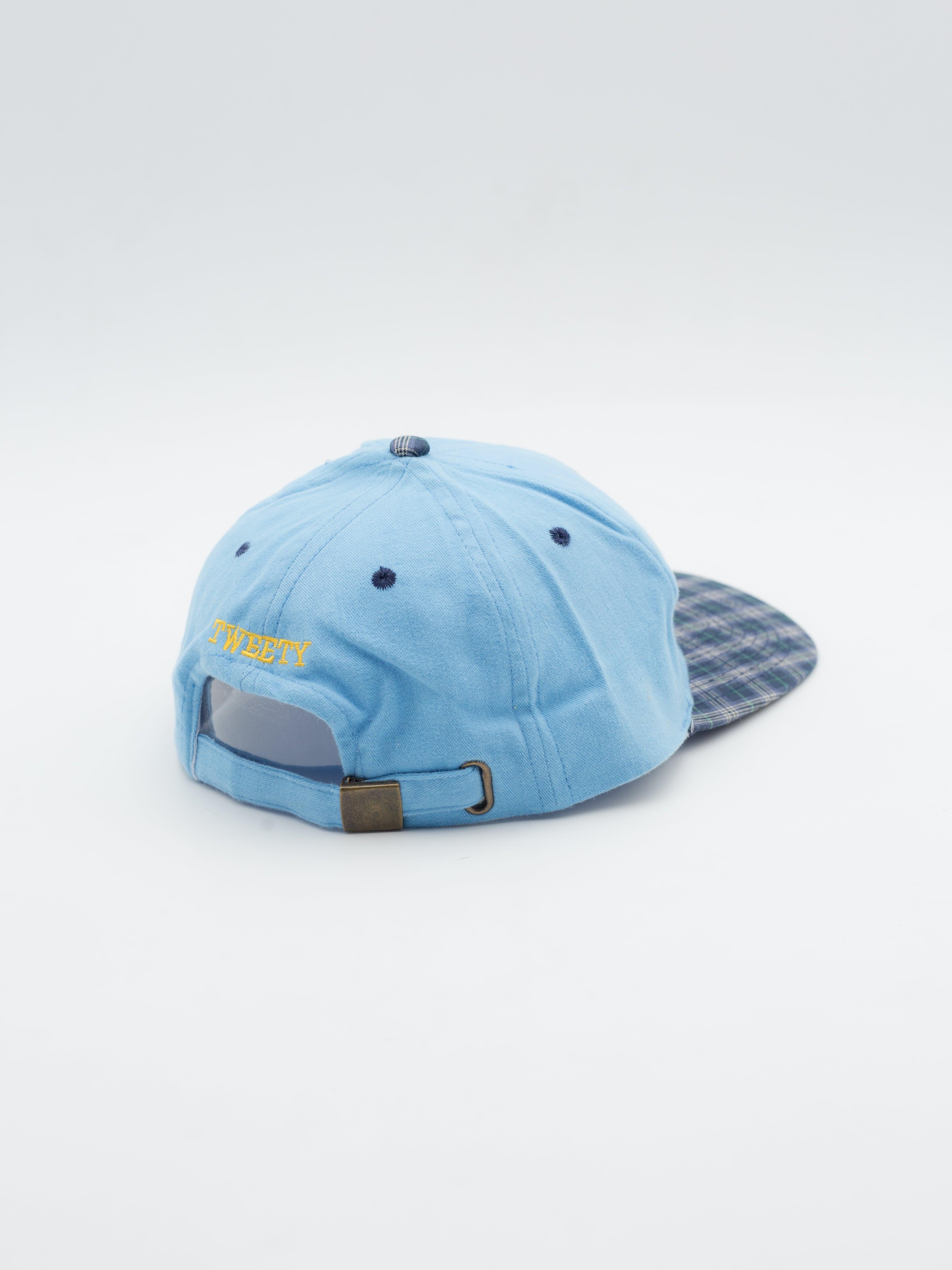 Tweety Flower Vintage Blue/Plaid