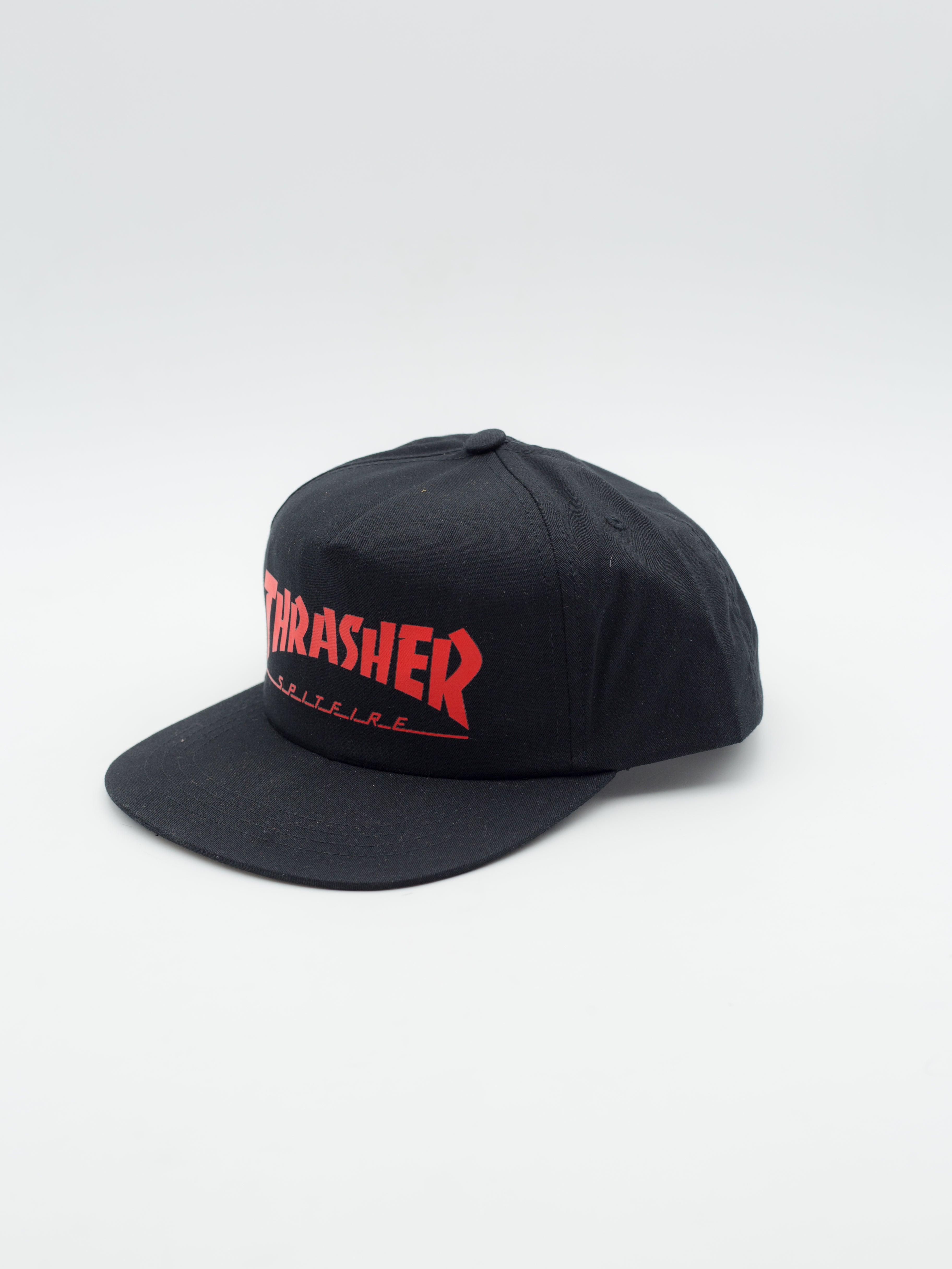 Thrasher x Spitfire Snapback Black