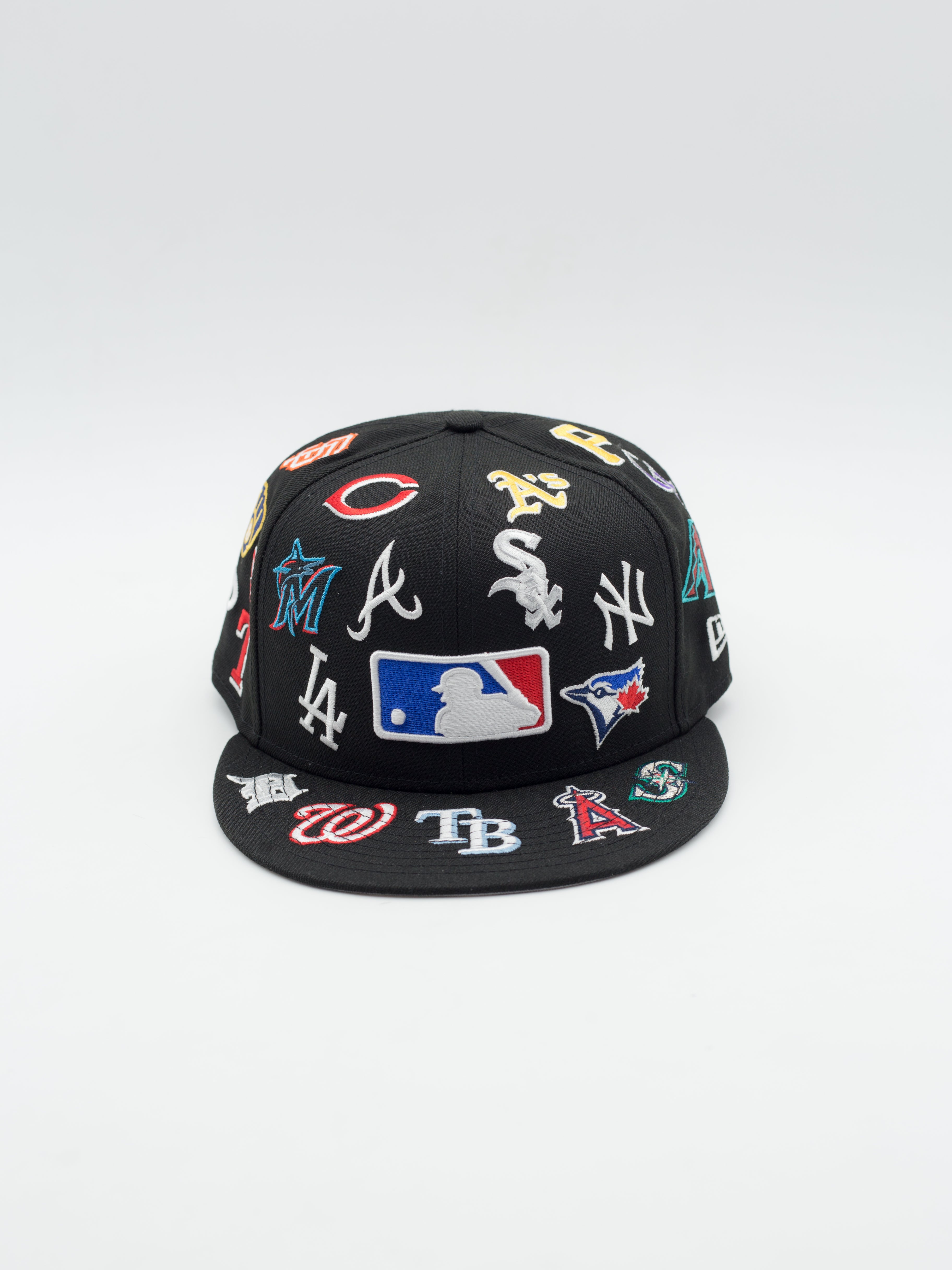 59FIFTY All Over MLB Teams Black