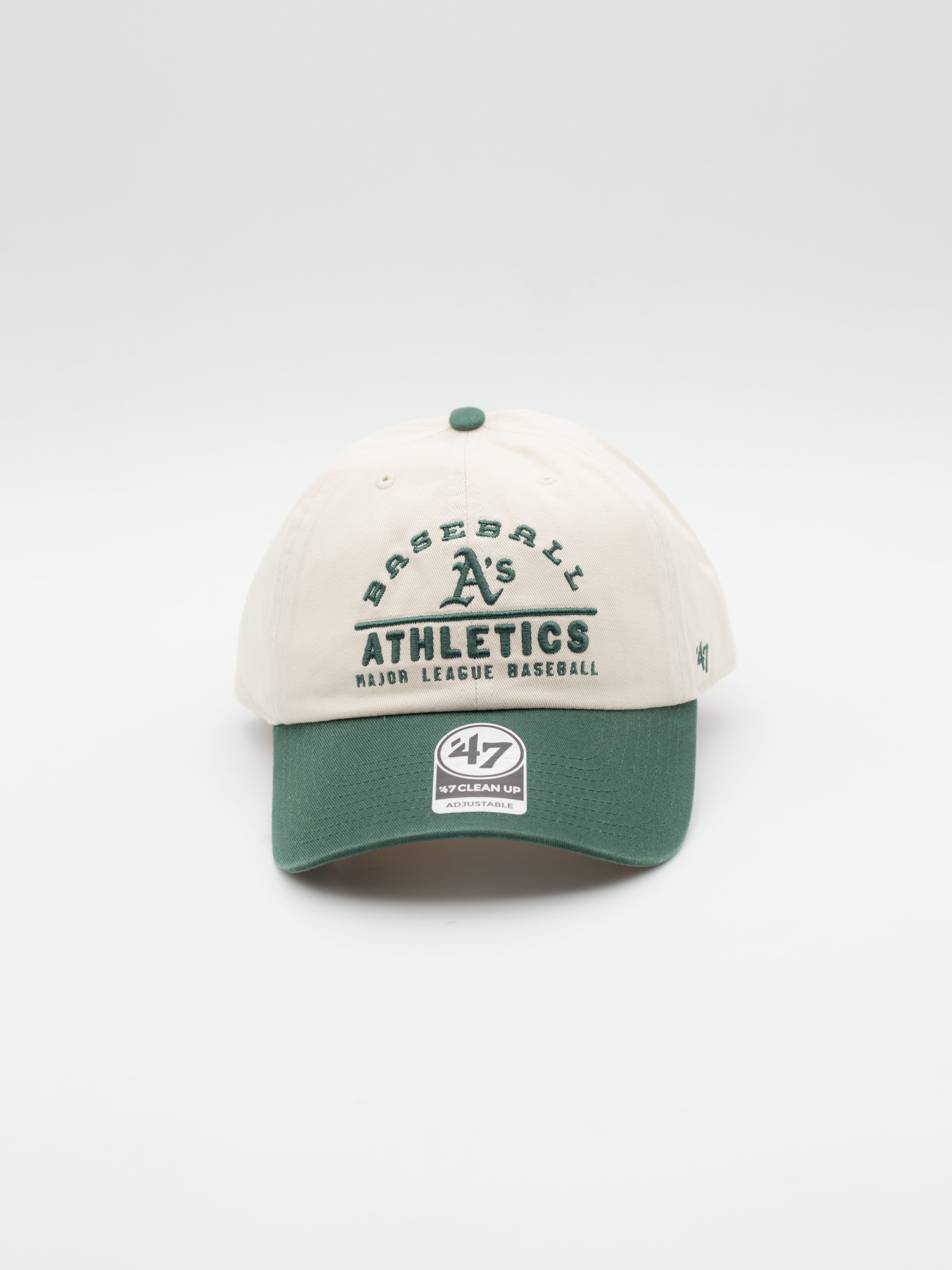 CLEAN UP Windham Oakland Athletics Beige/Green