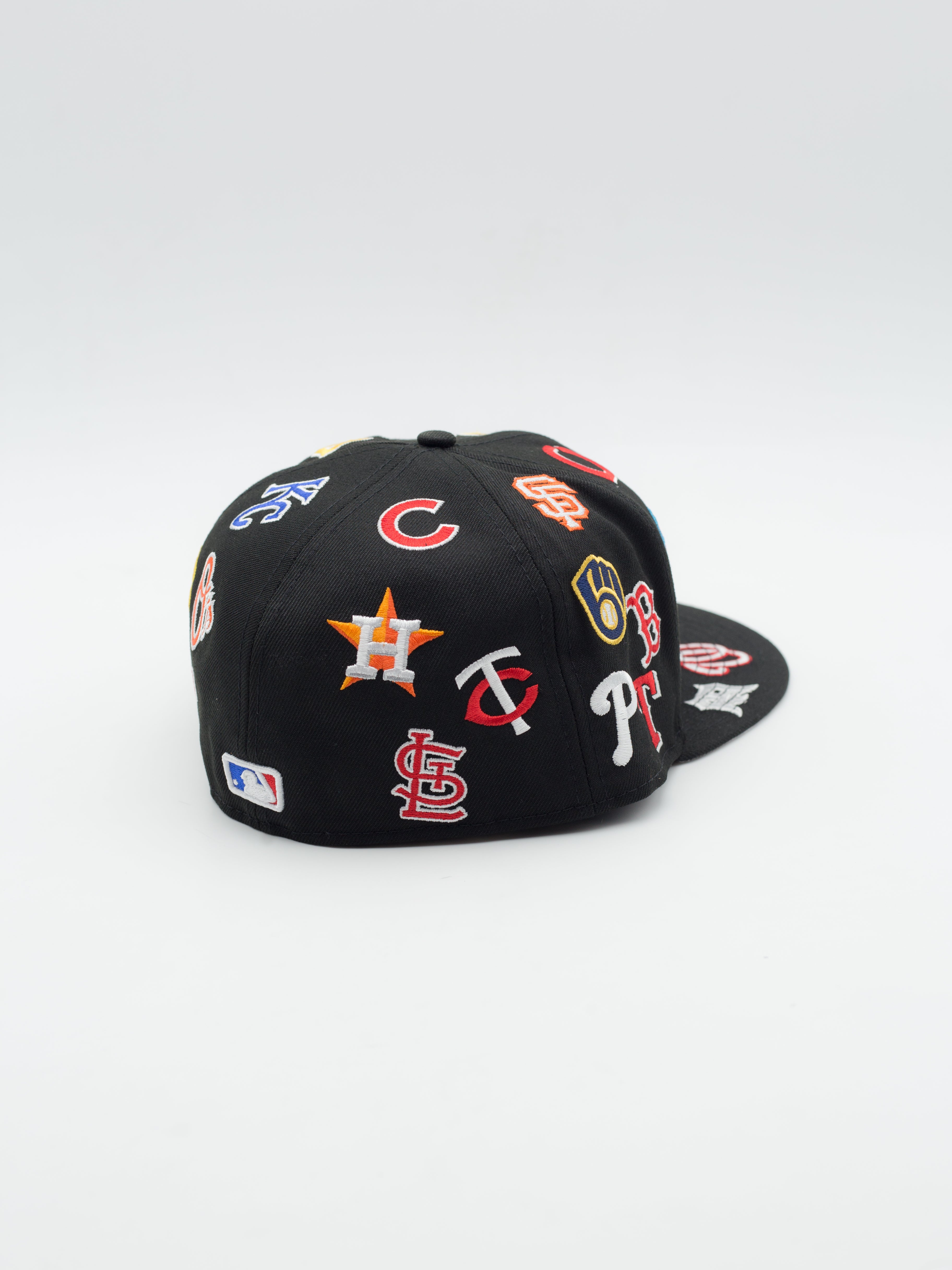 59FIFTY All Over MLB Teams Black