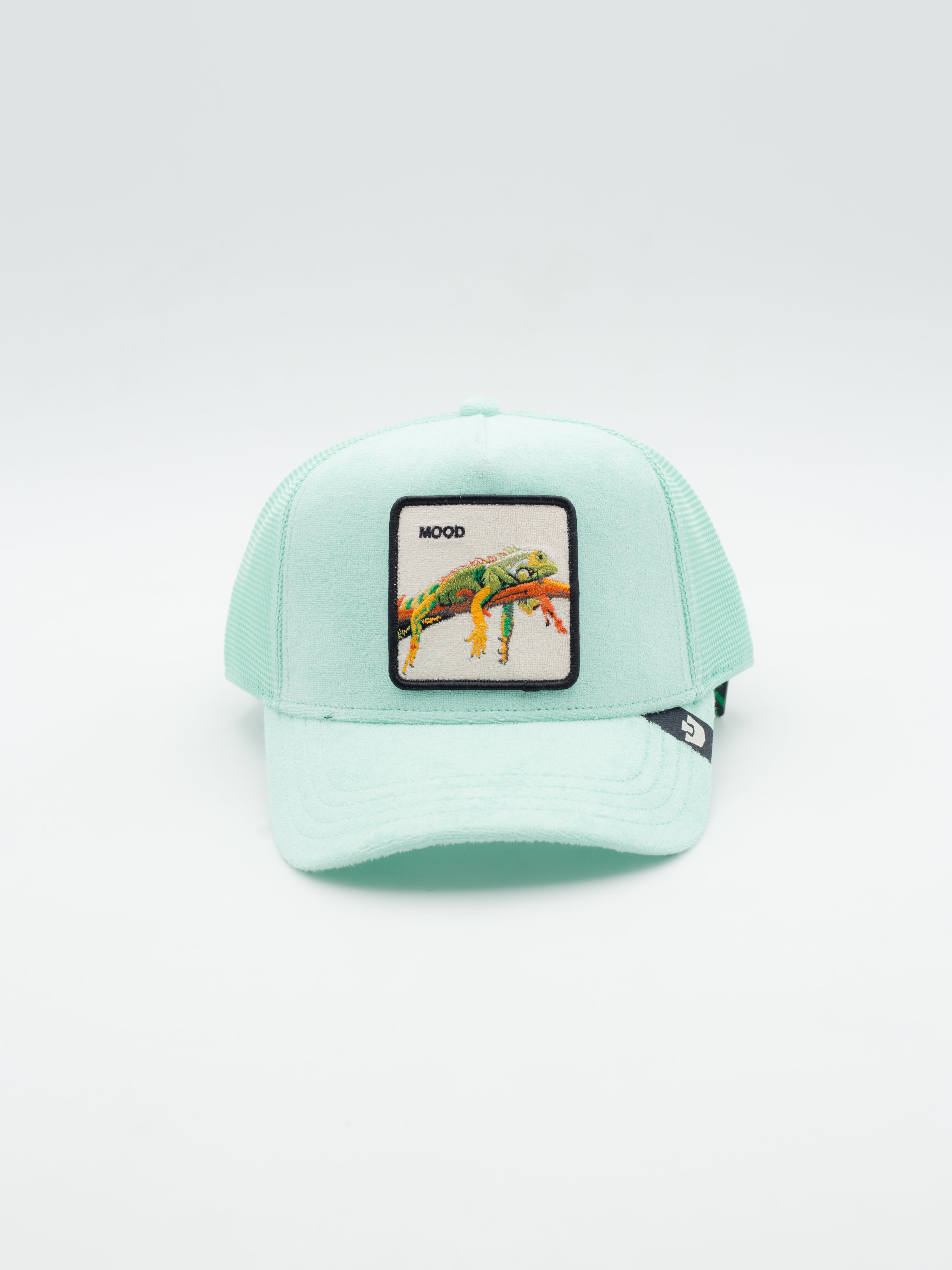 Terry Cloth Iguana Trucker Turquoise