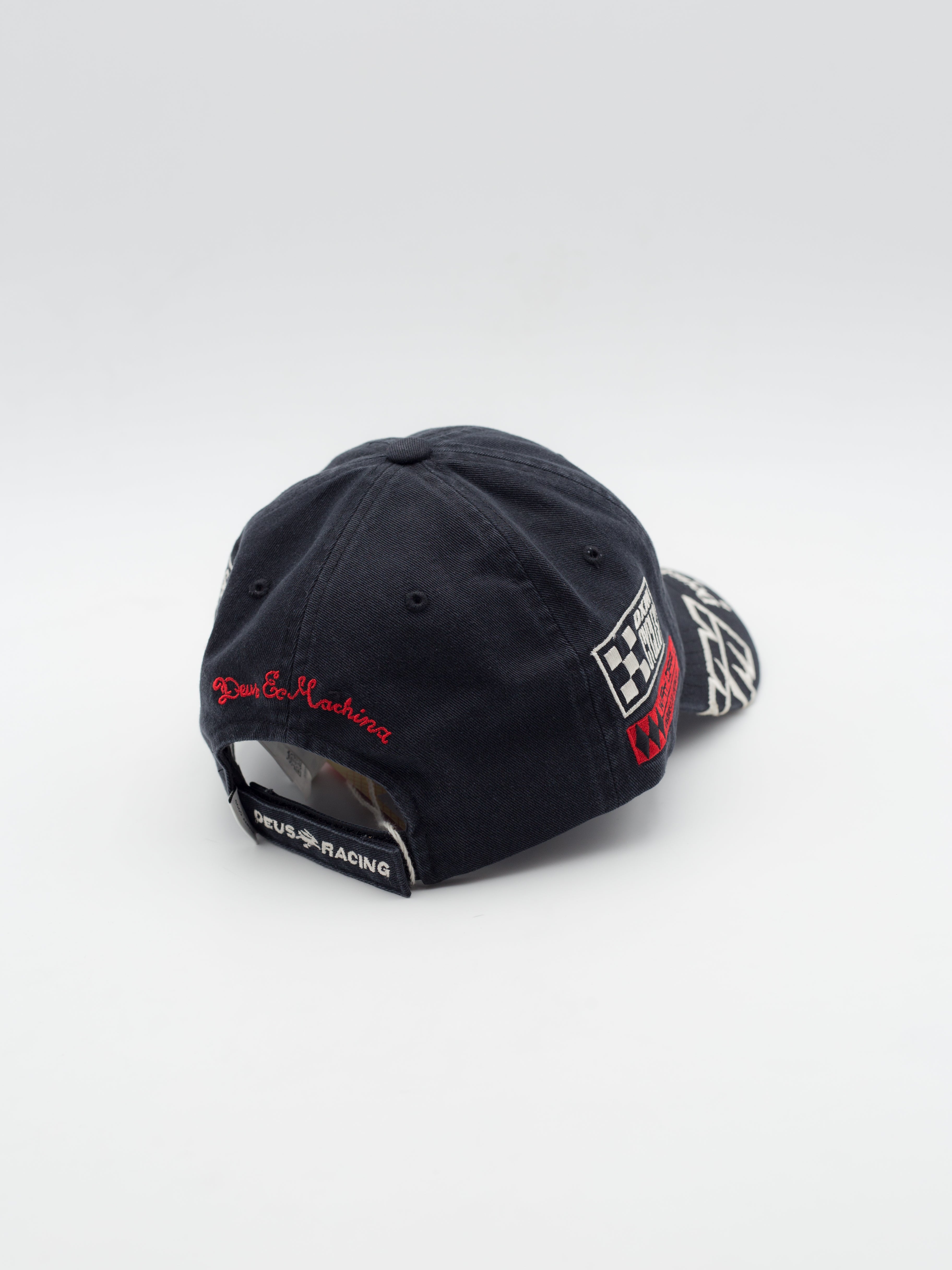 Ace Moto Dad Hat Washed Black