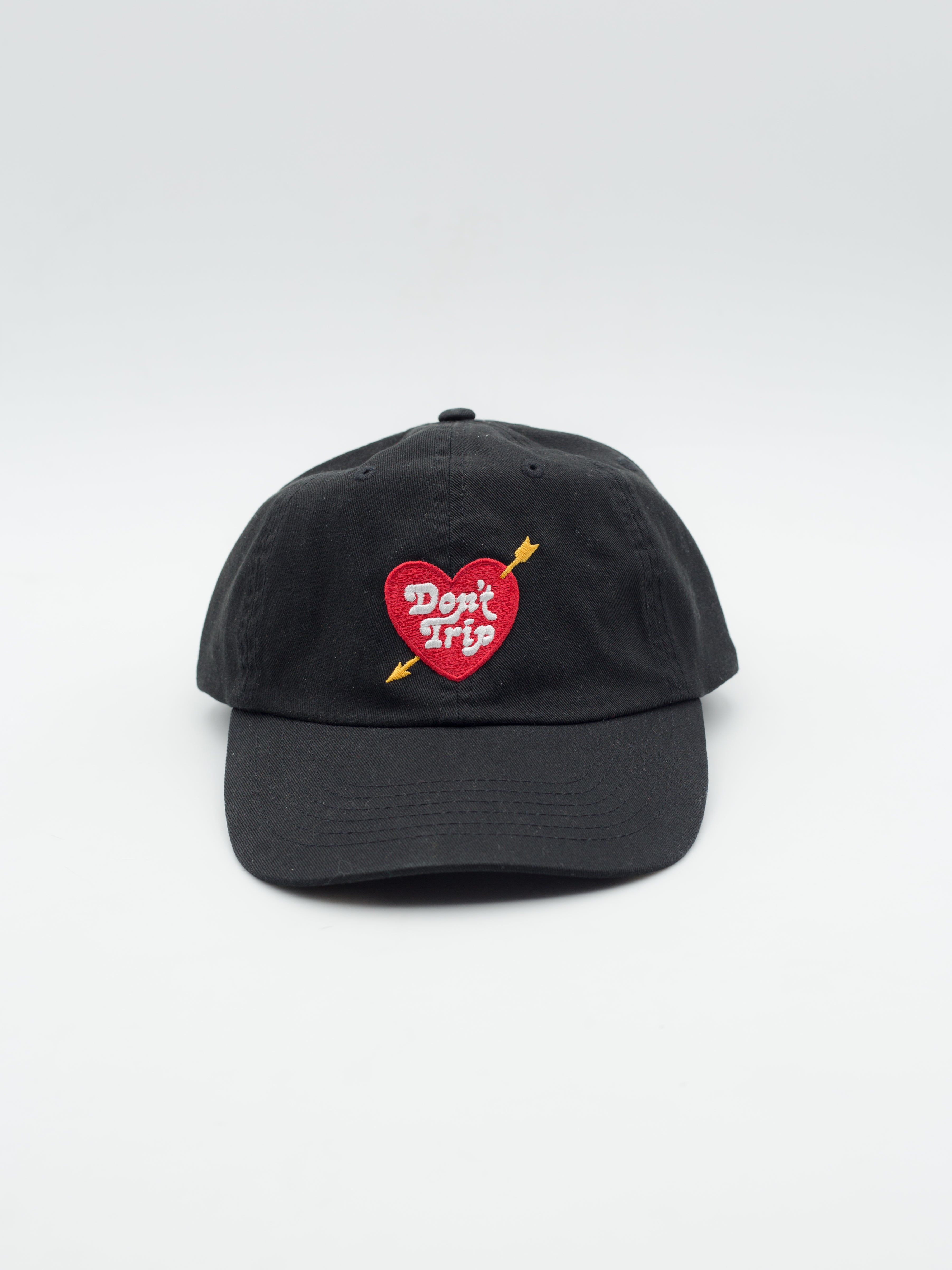 Heart & Arrow Dad Hat Black