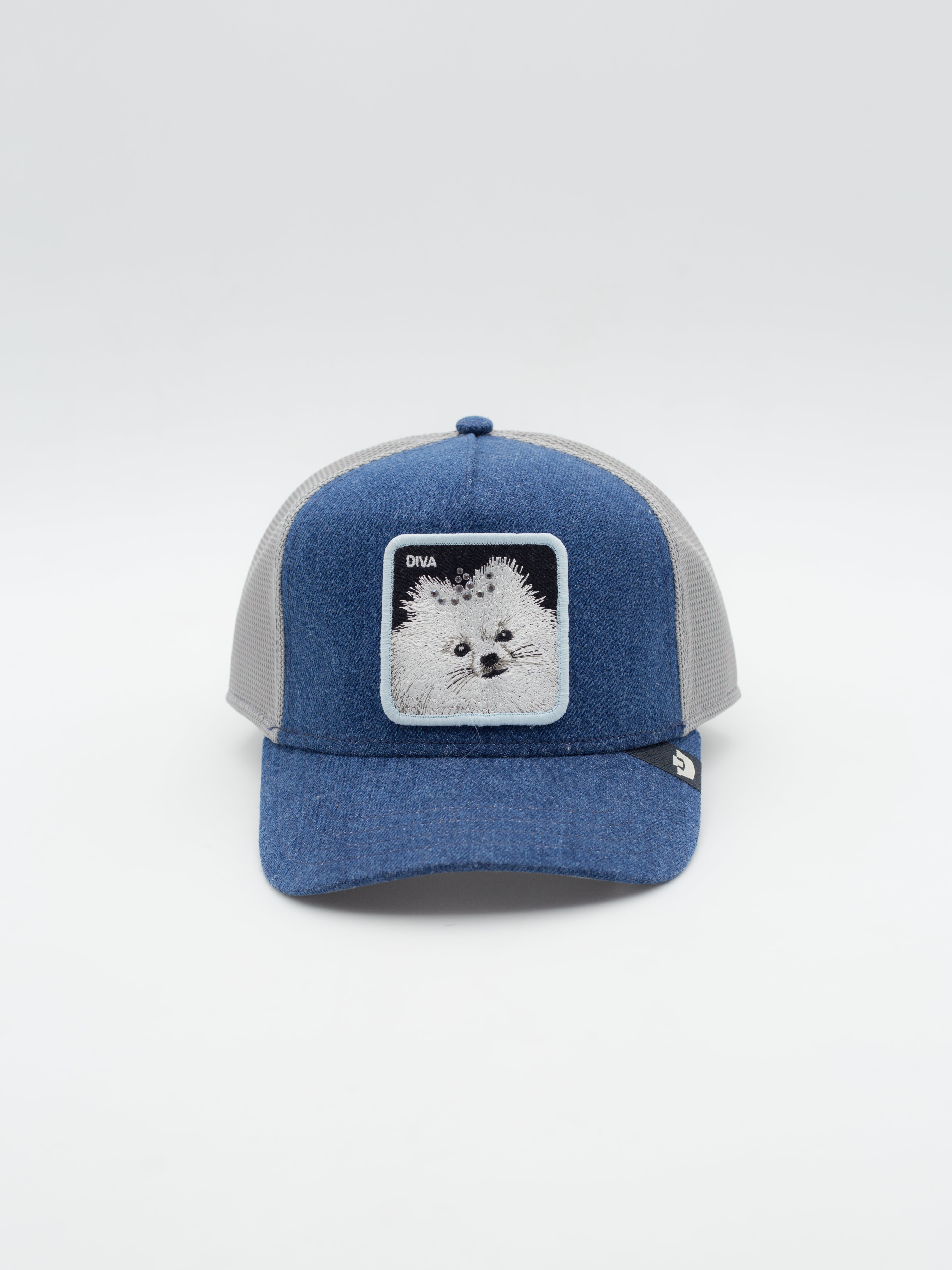Diva Dawg Trucker Denim/Grey