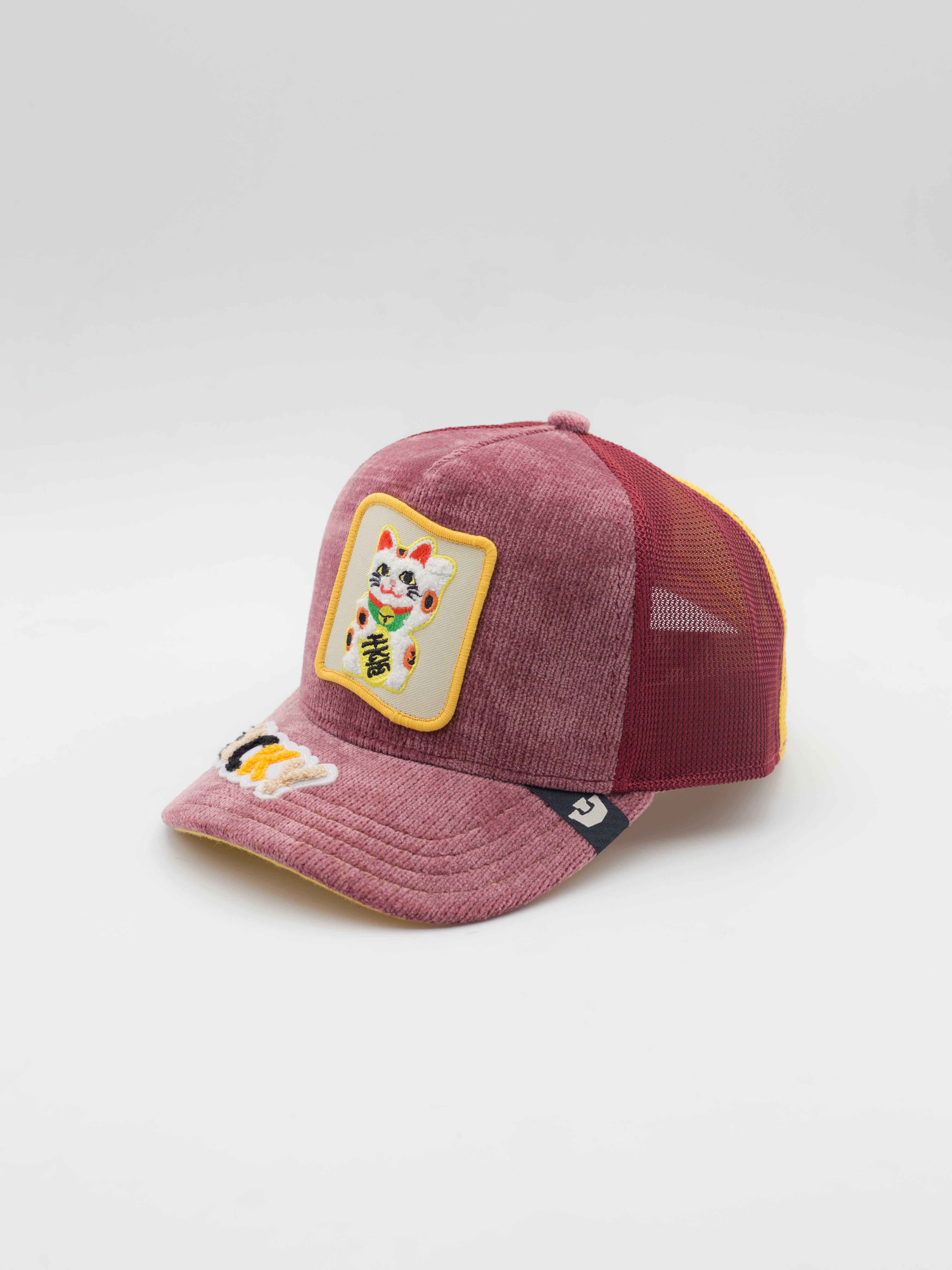 Maneki-Neko Trucker Burgundy