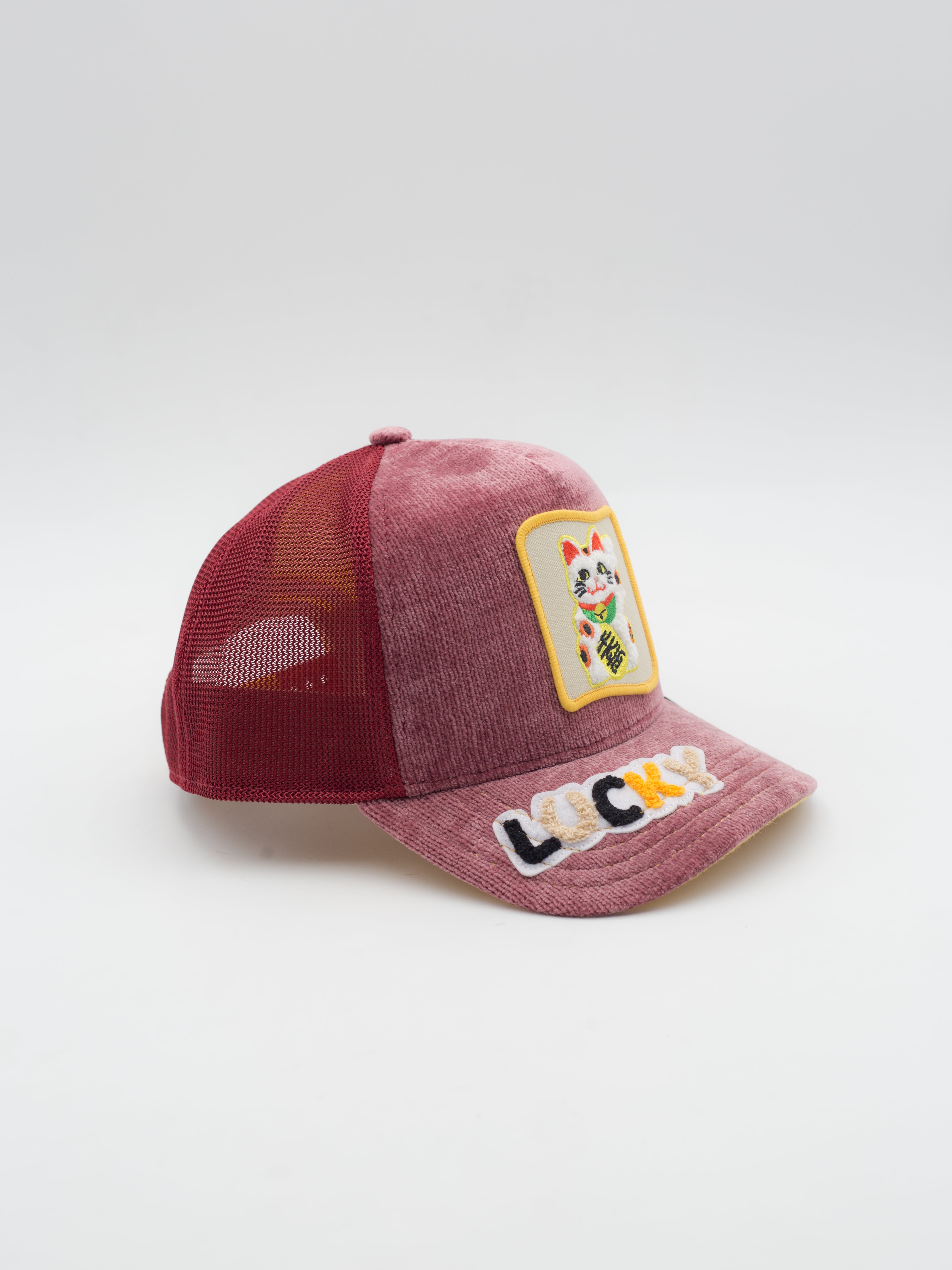 Maneki-Neko Trucker Burgundy