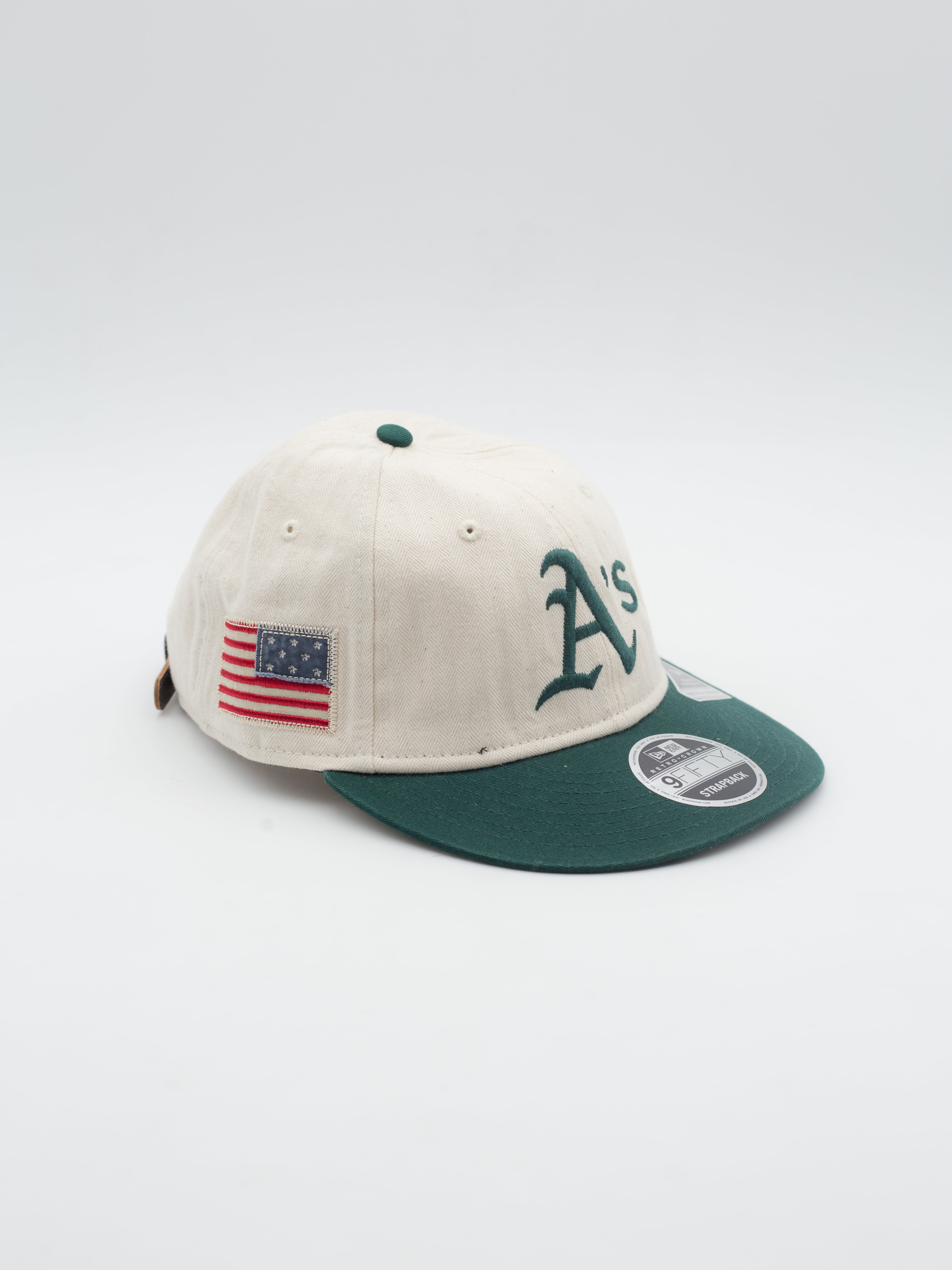9FIFTY Americana Herringbone Oakland Athletic´s Beige/Green