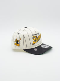 19TWENTY Pinstripe Pittsburgh Steelers Beige/Black