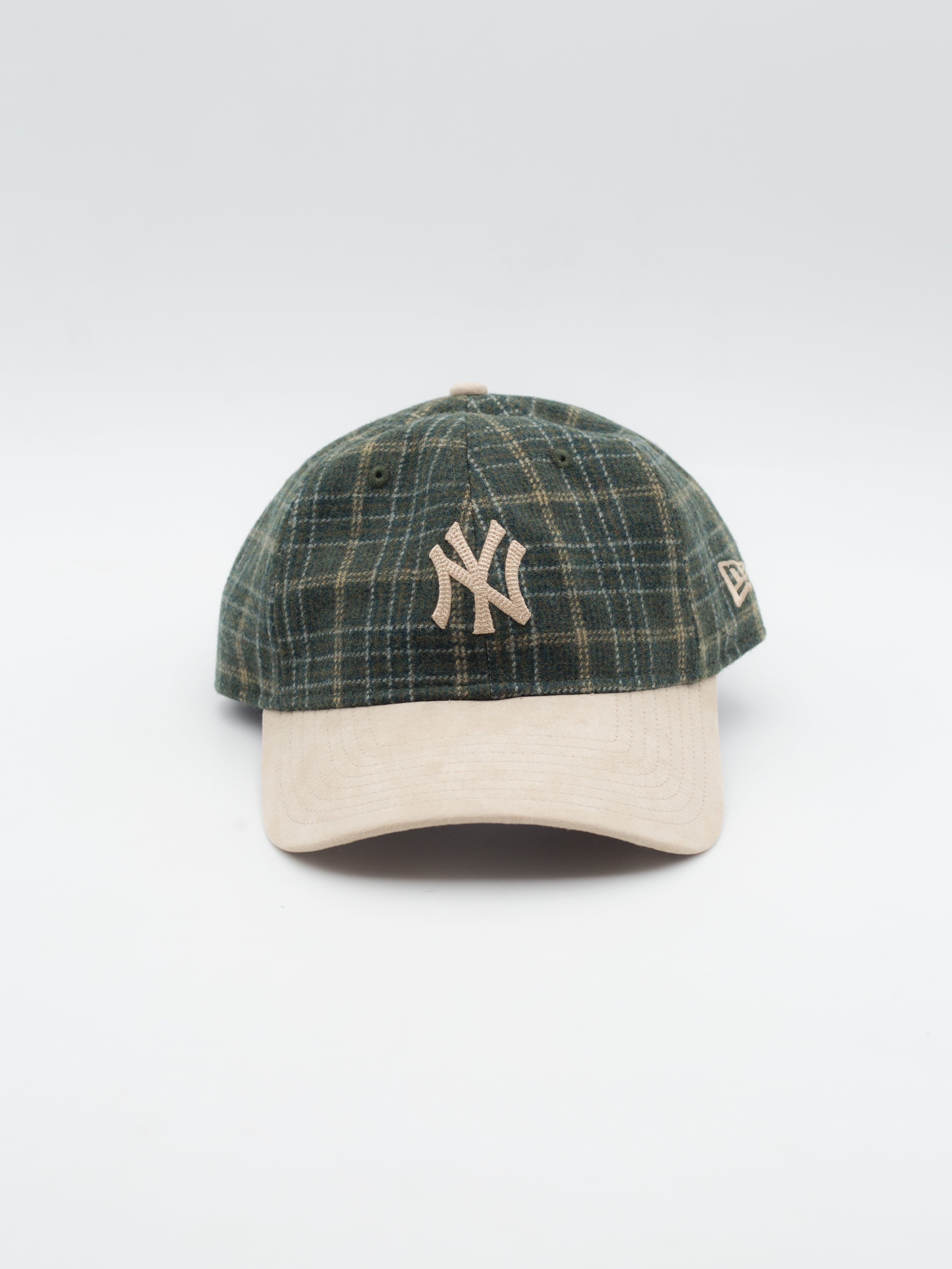 9TWENTY Wool Plaid Mix Check New York Yankees