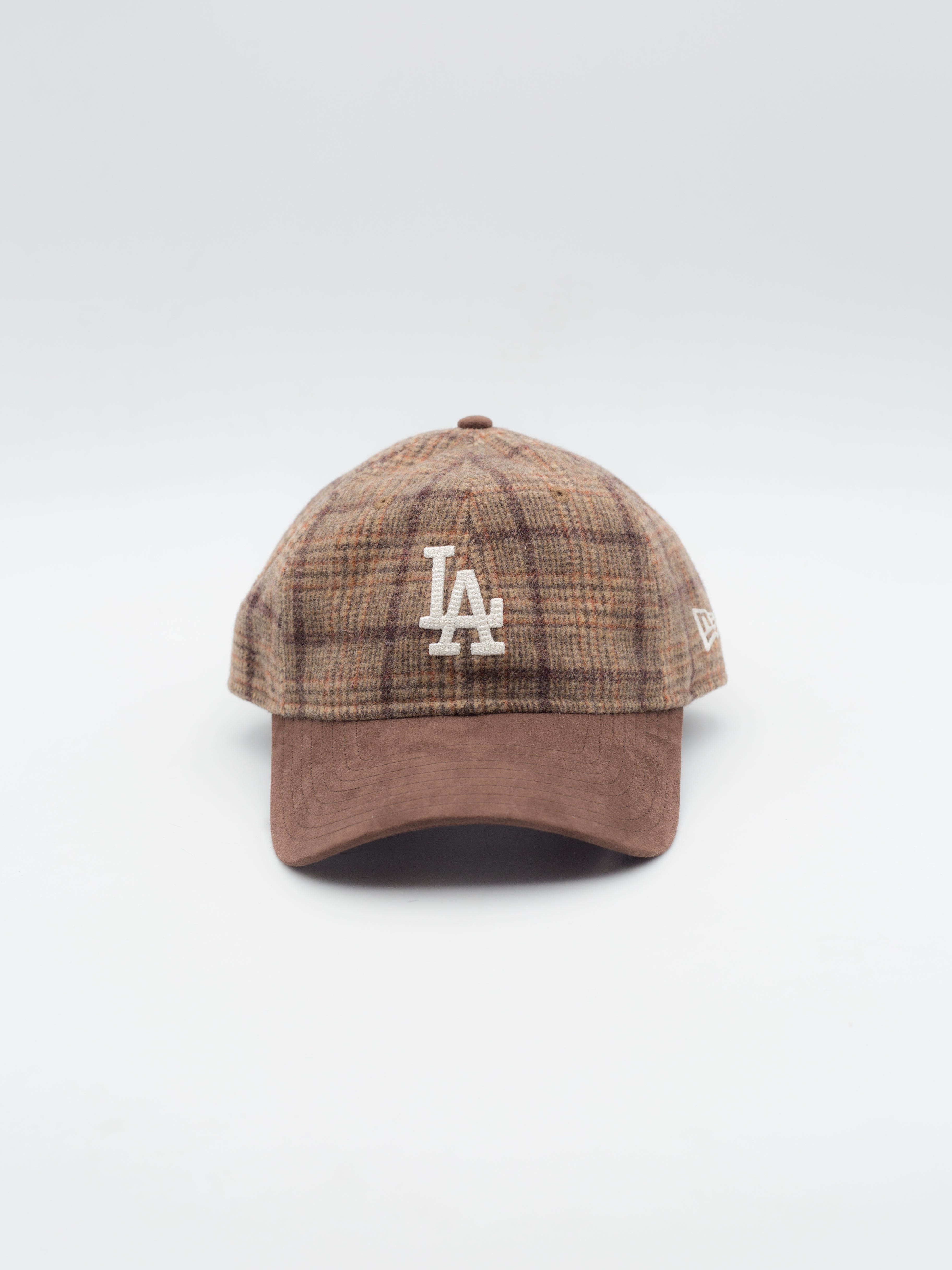 9TWENTY Wool Plaid Mix Check Los Angeles Dodgers