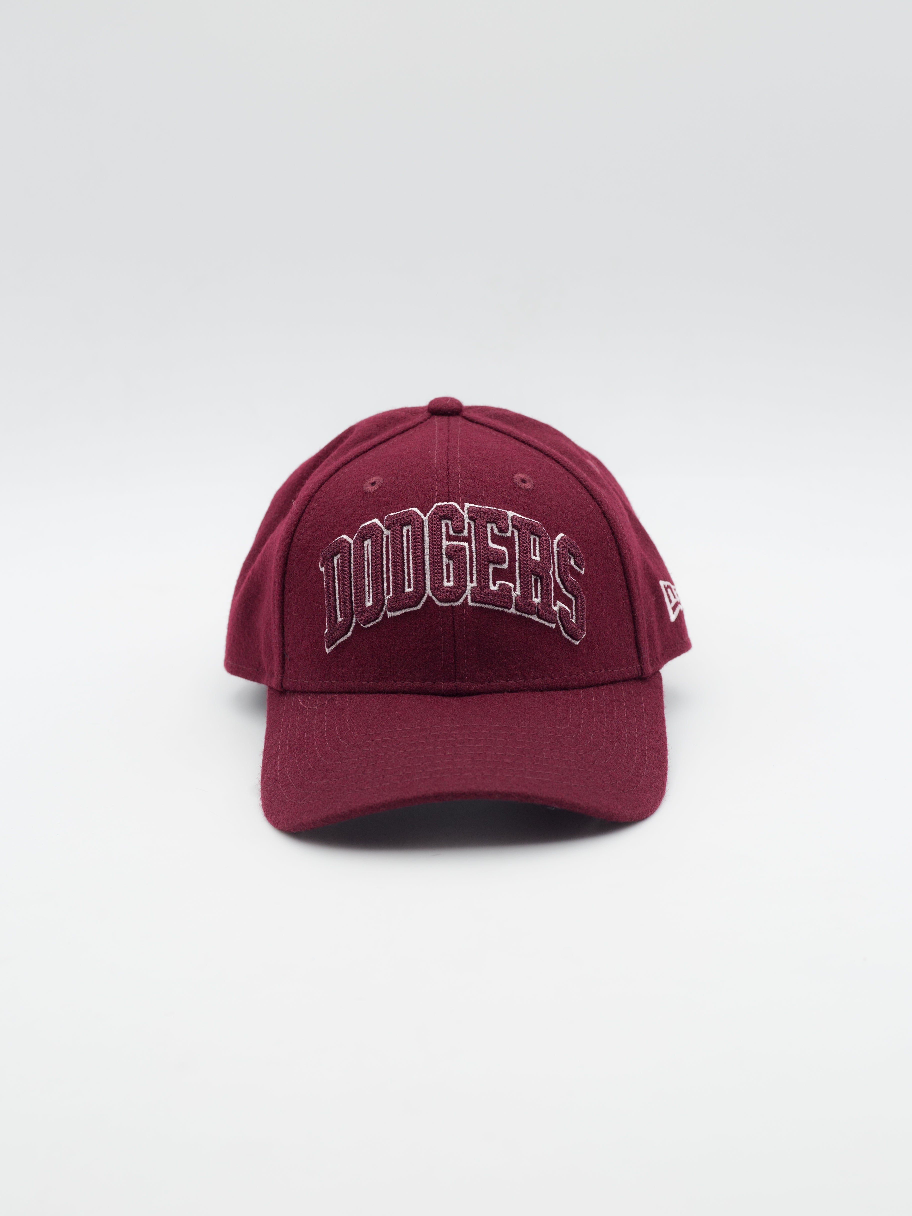 9FORTY Wool Script Los Angeles Dodgers Burgundy
