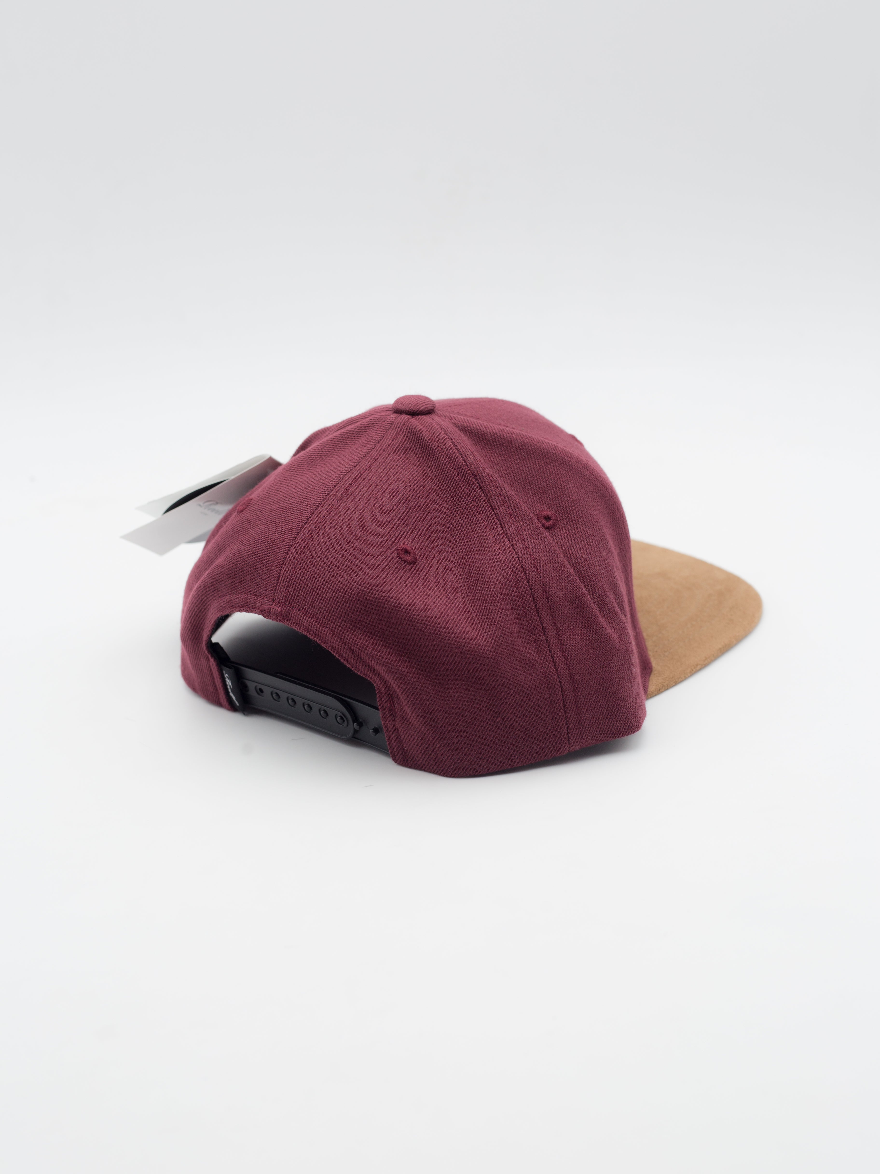 Suede Cap Reell Snapback Maroon