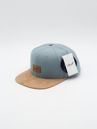 Suede Cap Reell Snapback Cadet Grey