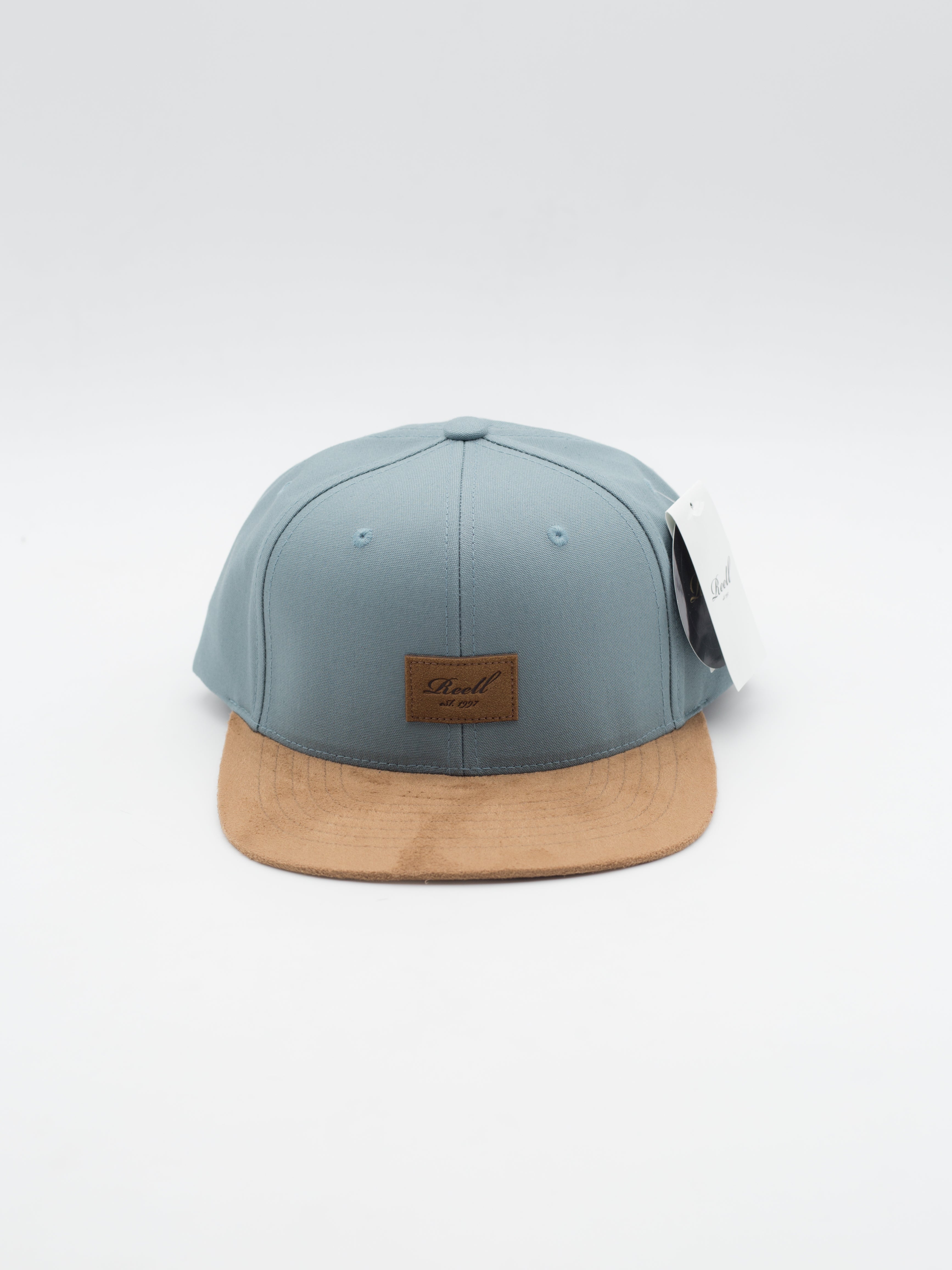 Suede Cap Reell Snapback Cadet Grey