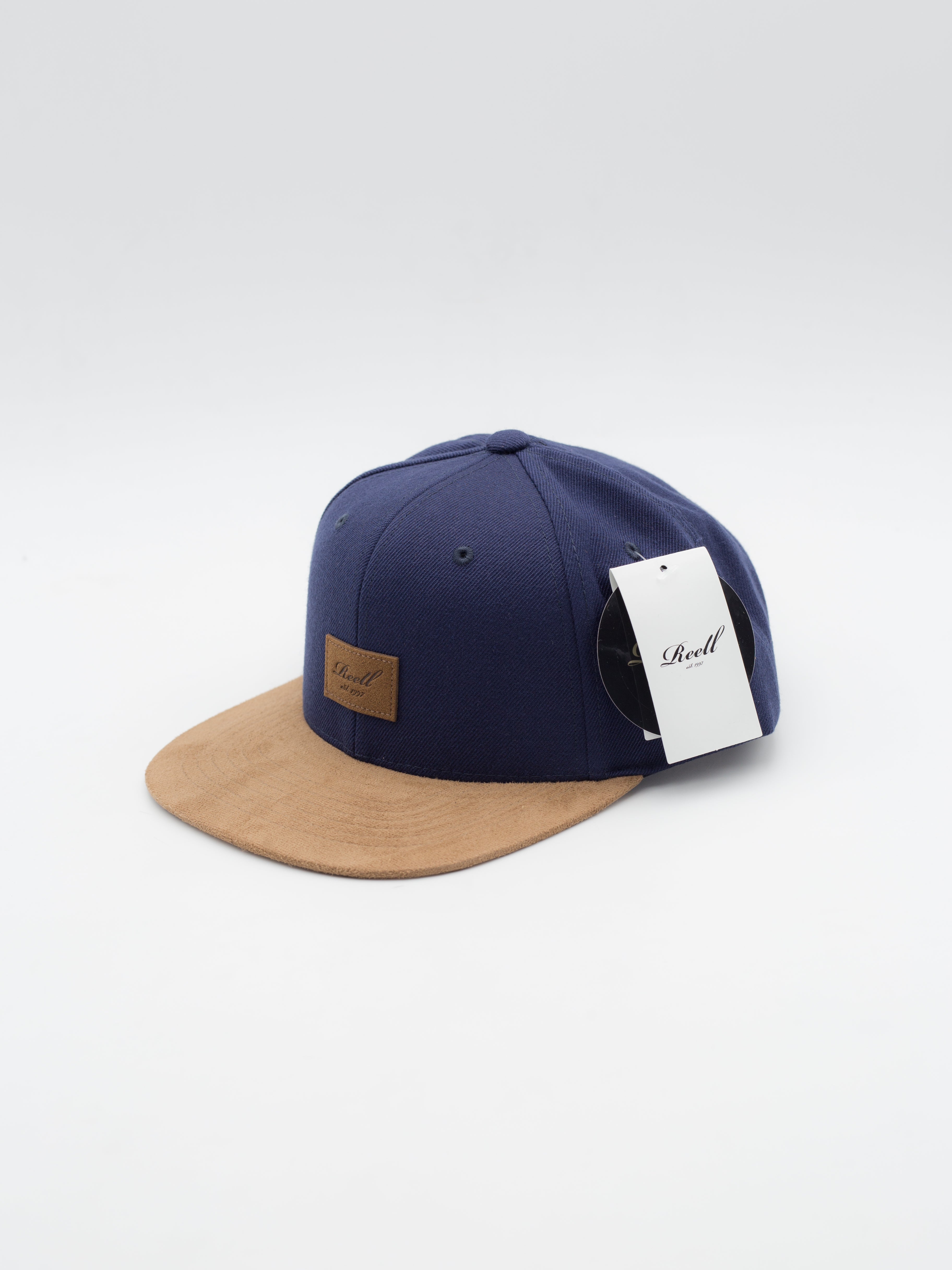 Suede Cap Reell Snapback Navy