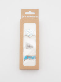 Pin Pack Frosty/NE Flag/Drip Script
