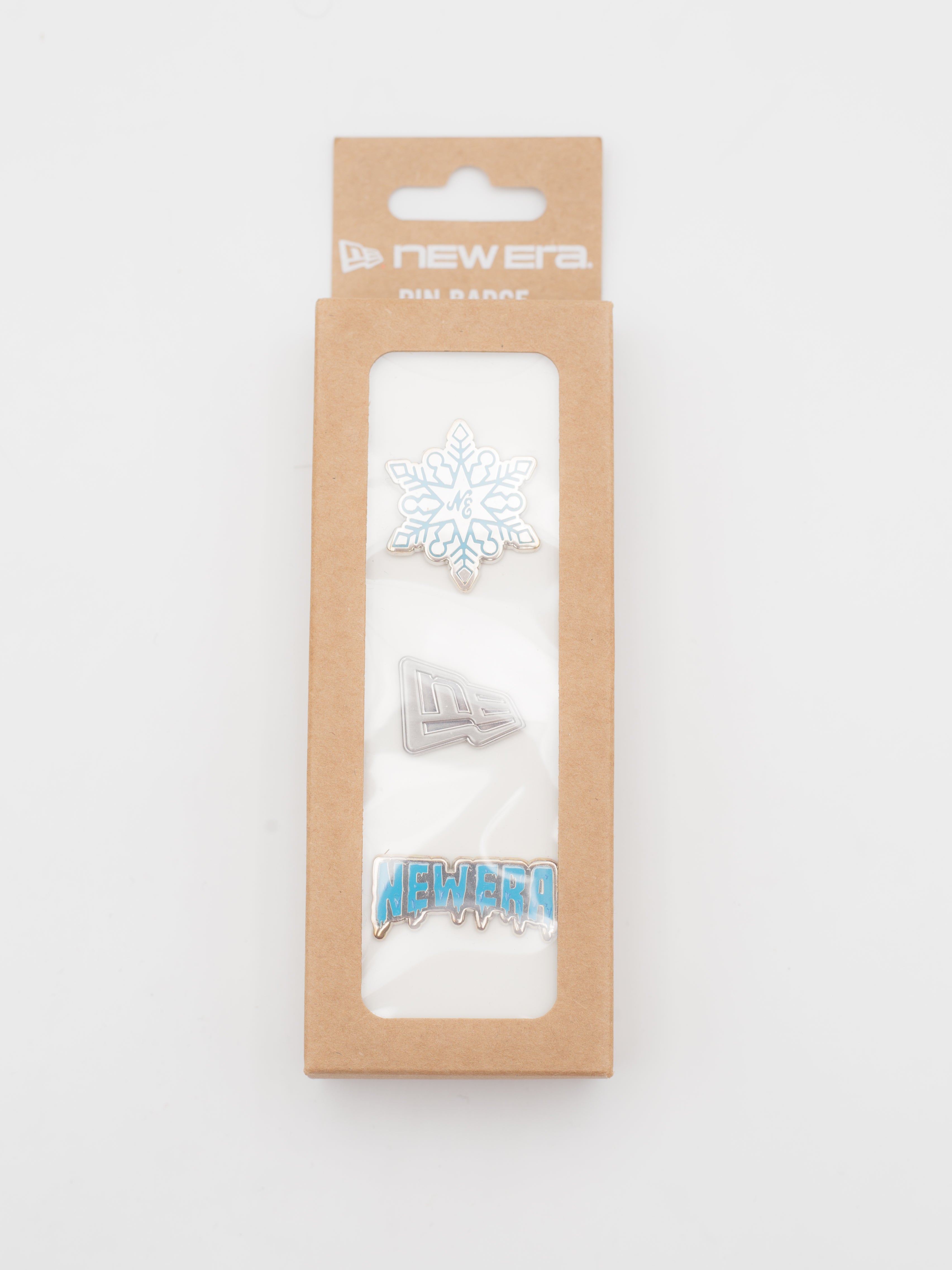Pin Pack Frosty/NE Flag/Drip Script