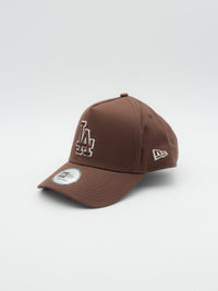 9FORTY A-Frame Team Outline Los Angeles Dodgers Brown