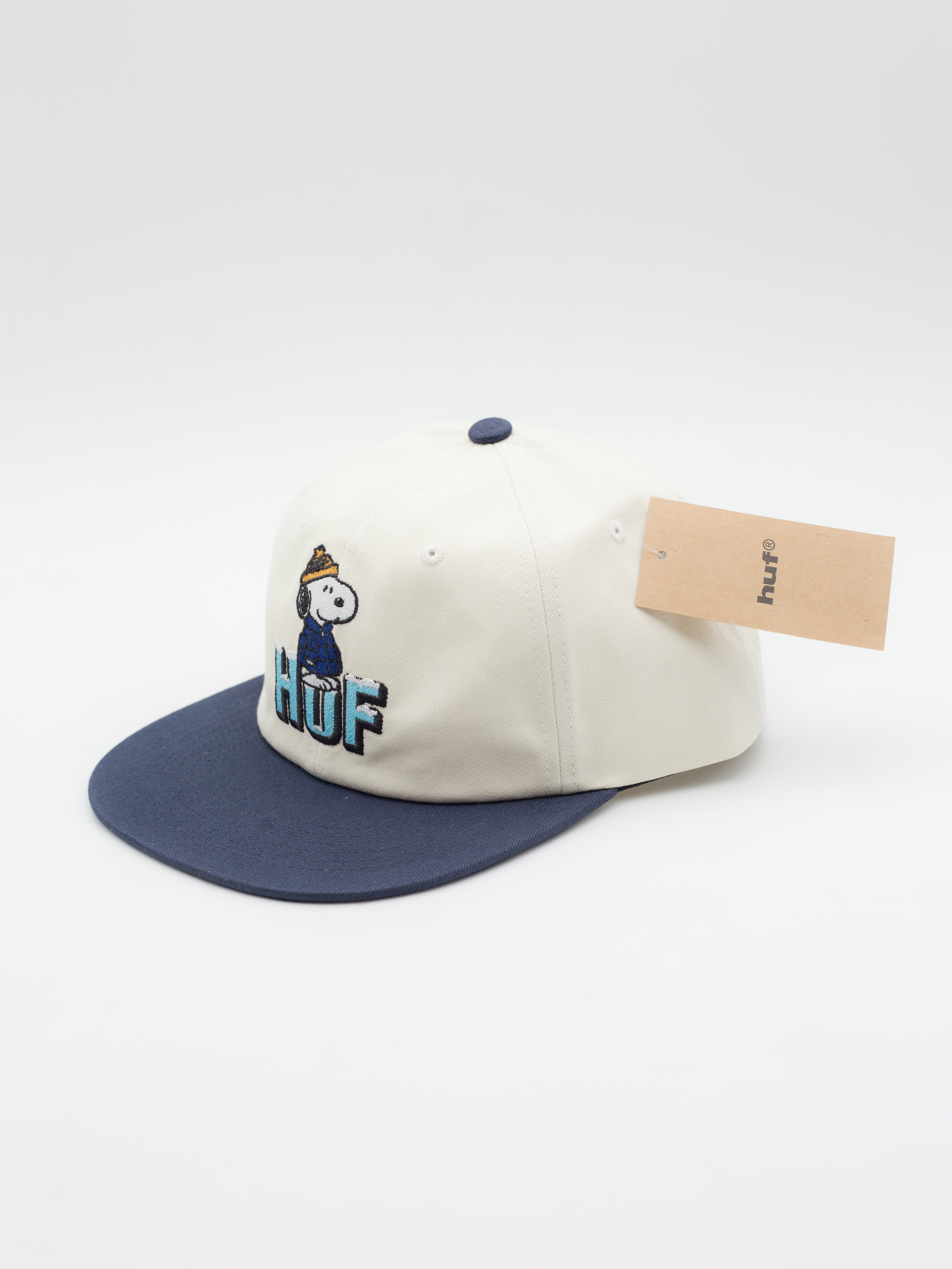 Snoopy Puffer Snapback White