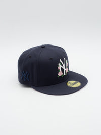 59FIFTY Floral Poly New York Yankees Navy