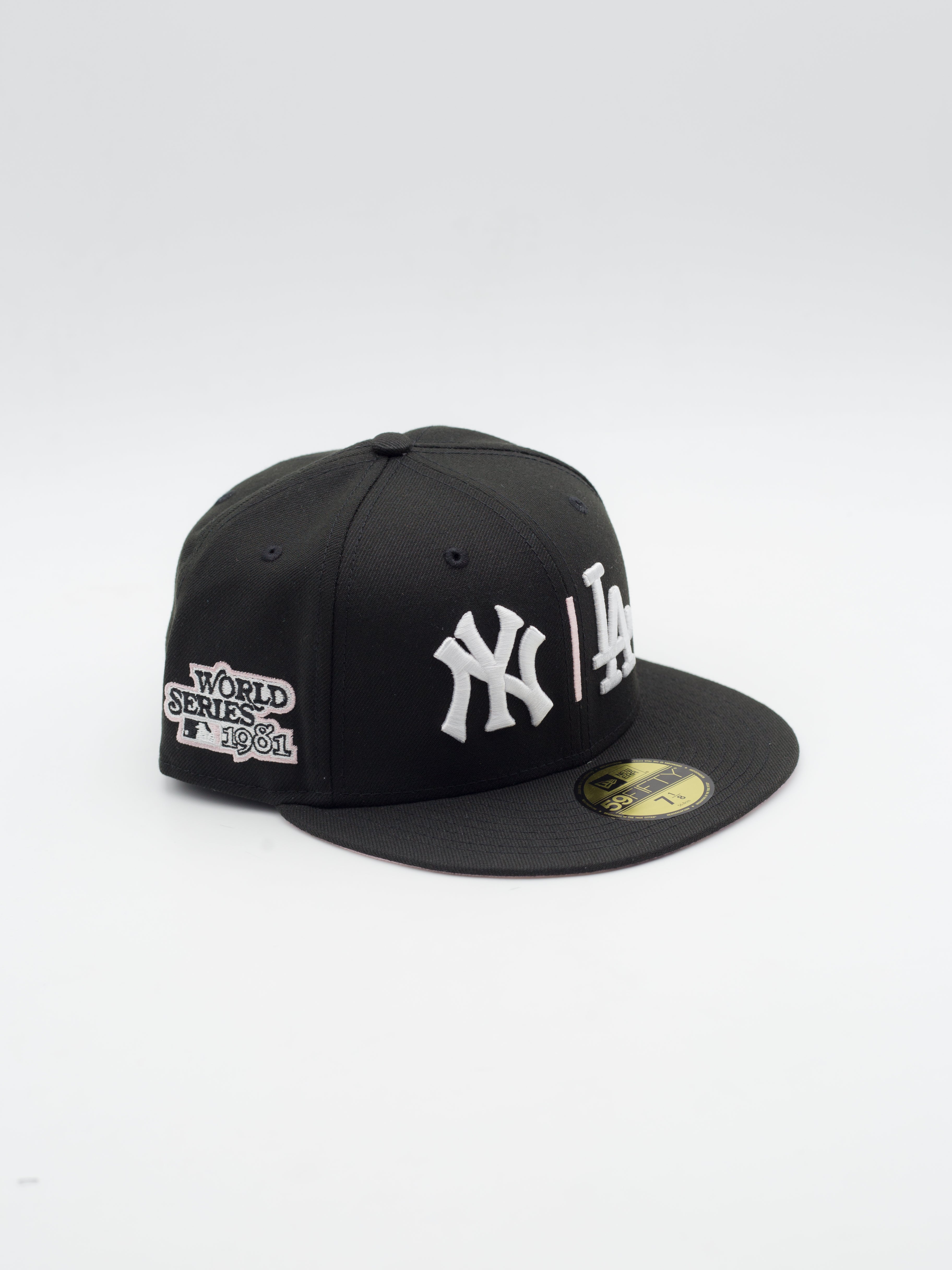 59FIFTY WS81 New York Yankees Vs. Los Angeles Dodgers Black/Pink